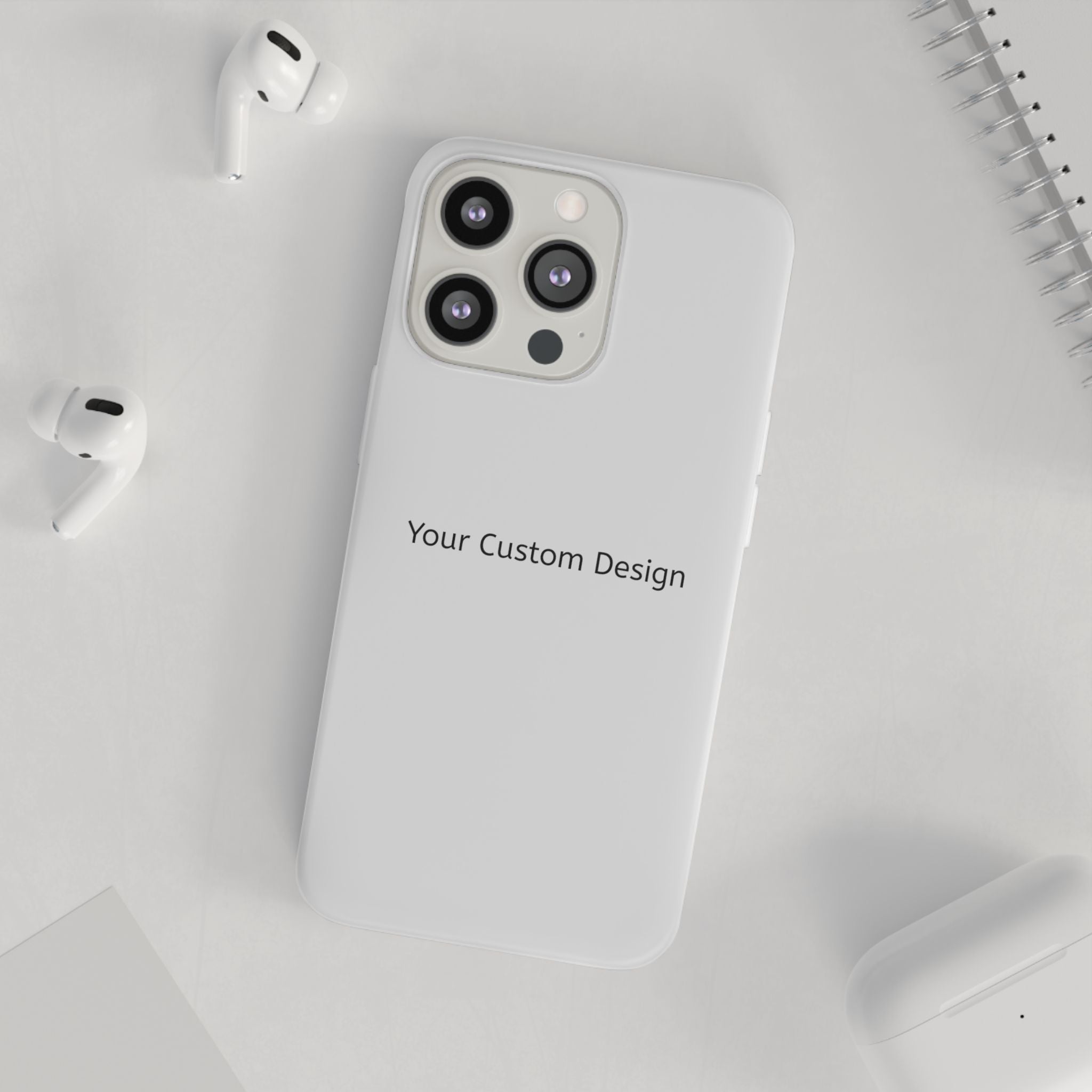 Custom Flexi Phone Case – Slim Clear Protective Phone Cover (Your Custom Design)