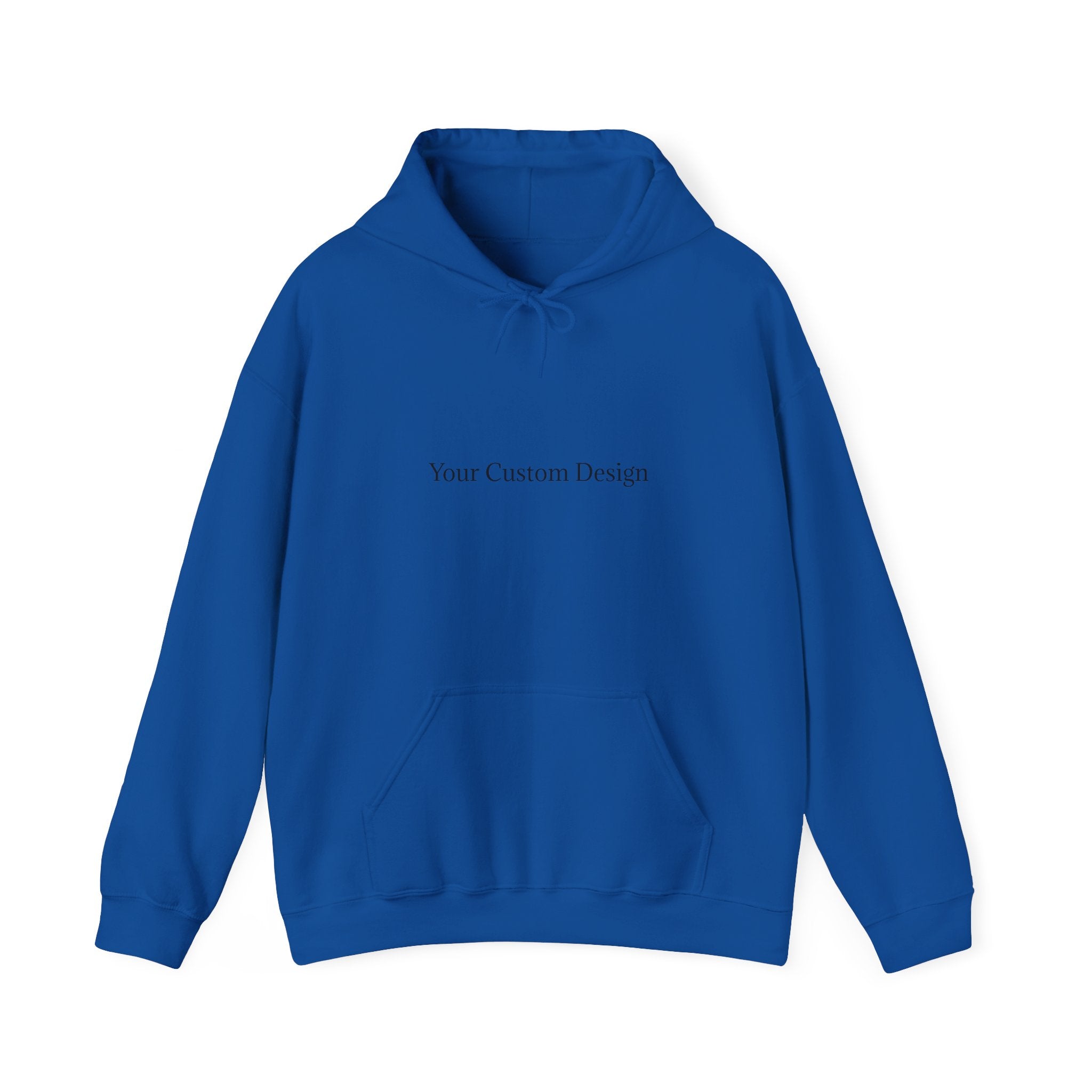 Minimal Custom Text Hoodie — Your Custom Design