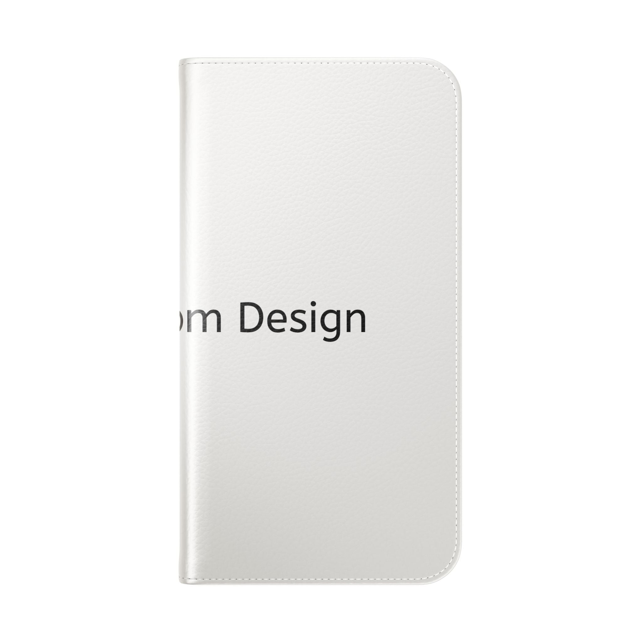 Custom Flip Phone Case — Personalized Wallet Folio with Card Slots