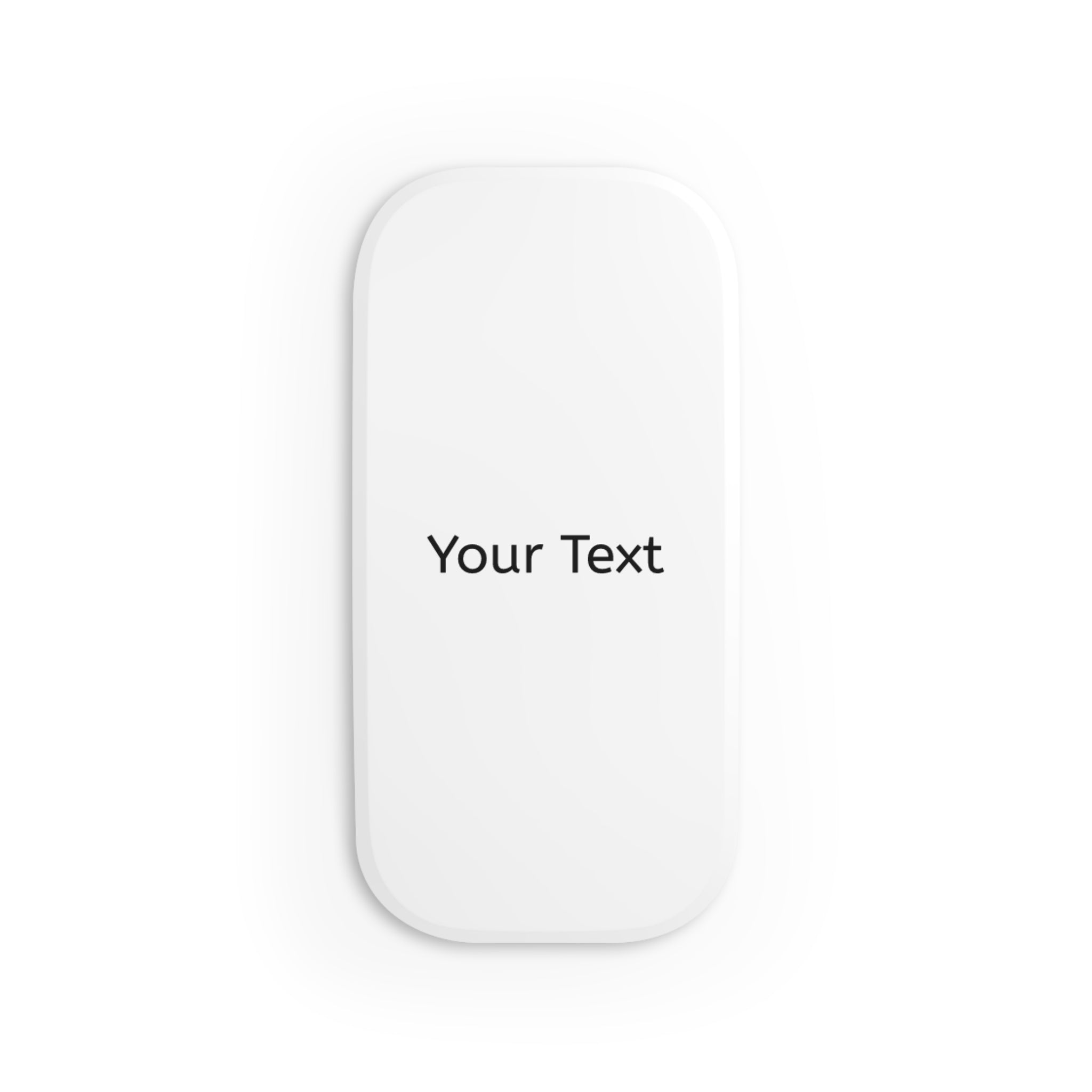 Custom Phone Grip Stand — Personalized Click-On Phone Grip with Text
