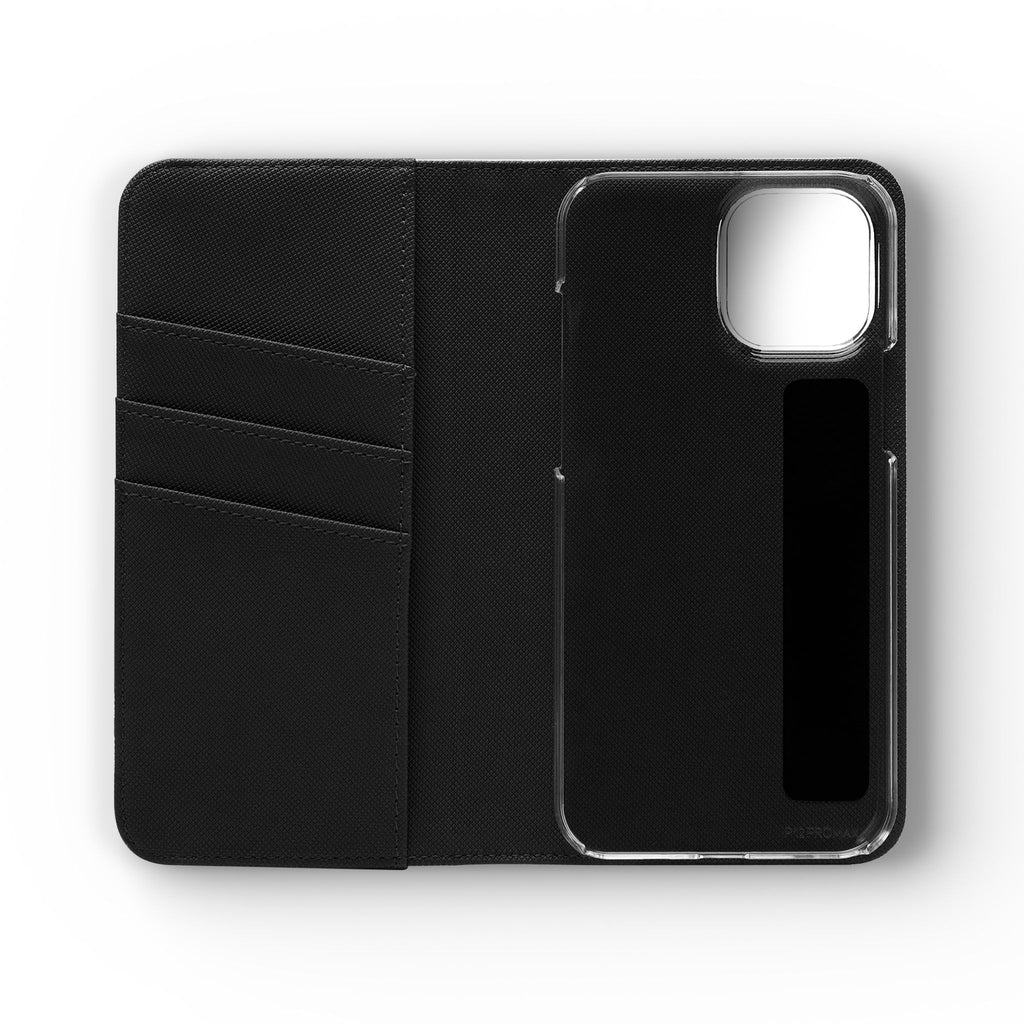 Custom Flip Phone Case — Personalized Wallet Folio with Card Slots