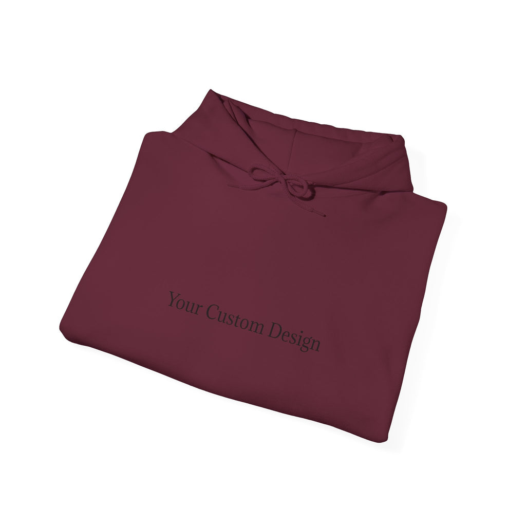 Minimal Custom Text Hoodie — Your Custom Design