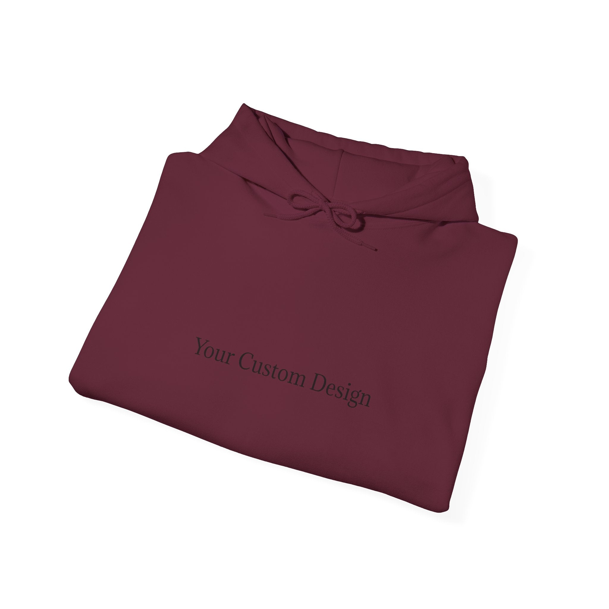 Minimal Custom Text Hoodie — Your Custom Design