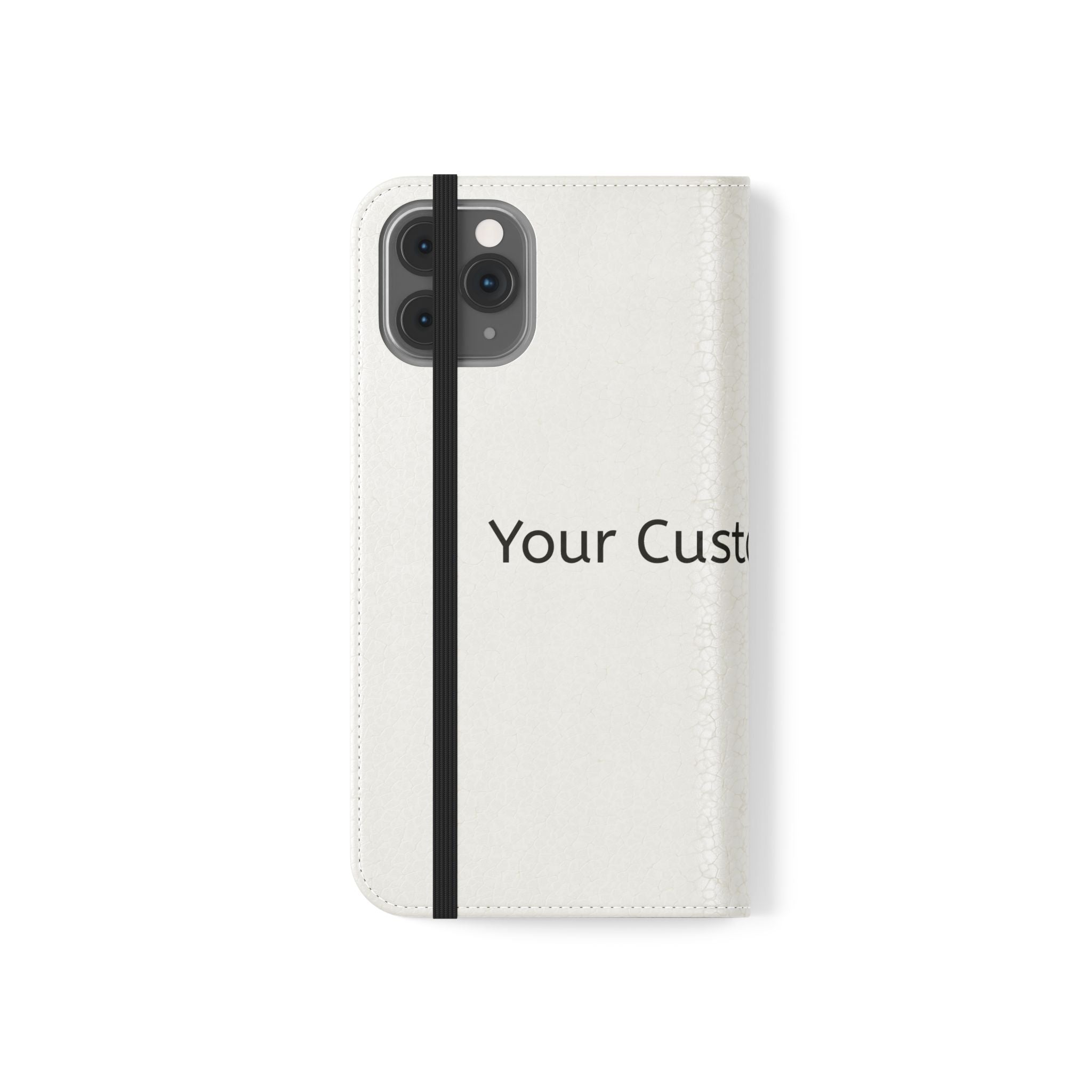 Custom Flip Phone Case — Personalized Wallet Folio with Card Slots