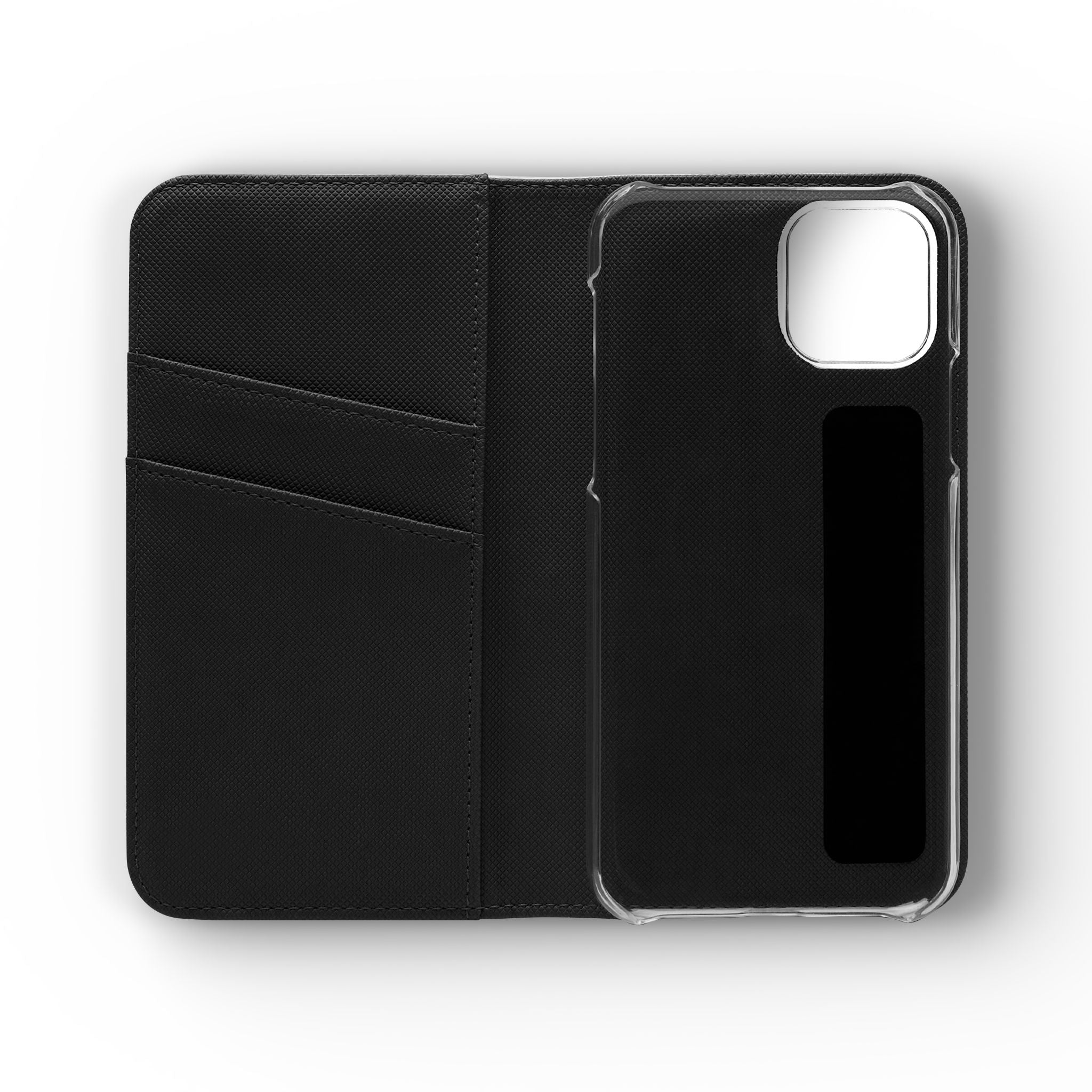 Custom Flip Phone Case — Personalized Wallet Folio with Card Slots