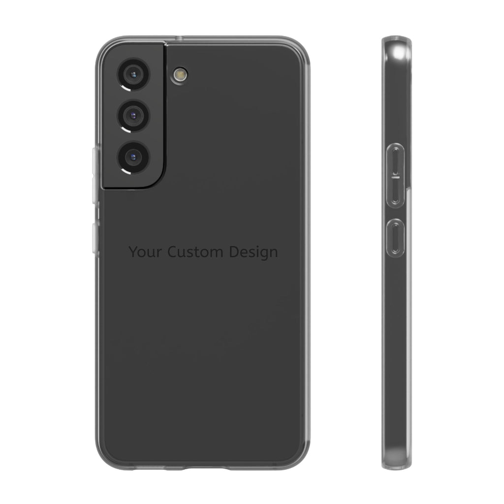 Custom Flexi Phone Case – Slim Clear Protective Phone Cover (Your Custom Design)