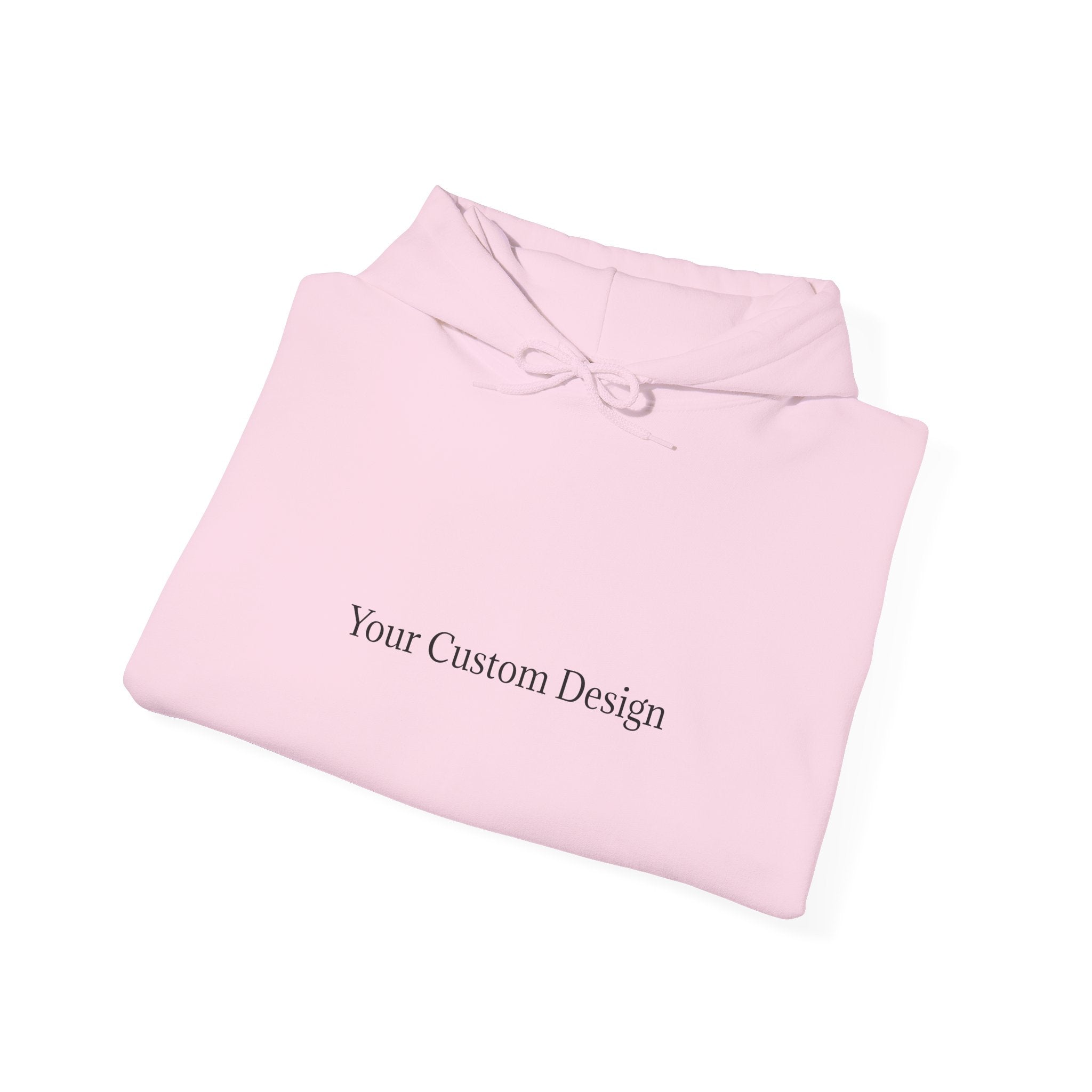 Minimal Custom Text Hoodie — Your Custom Design