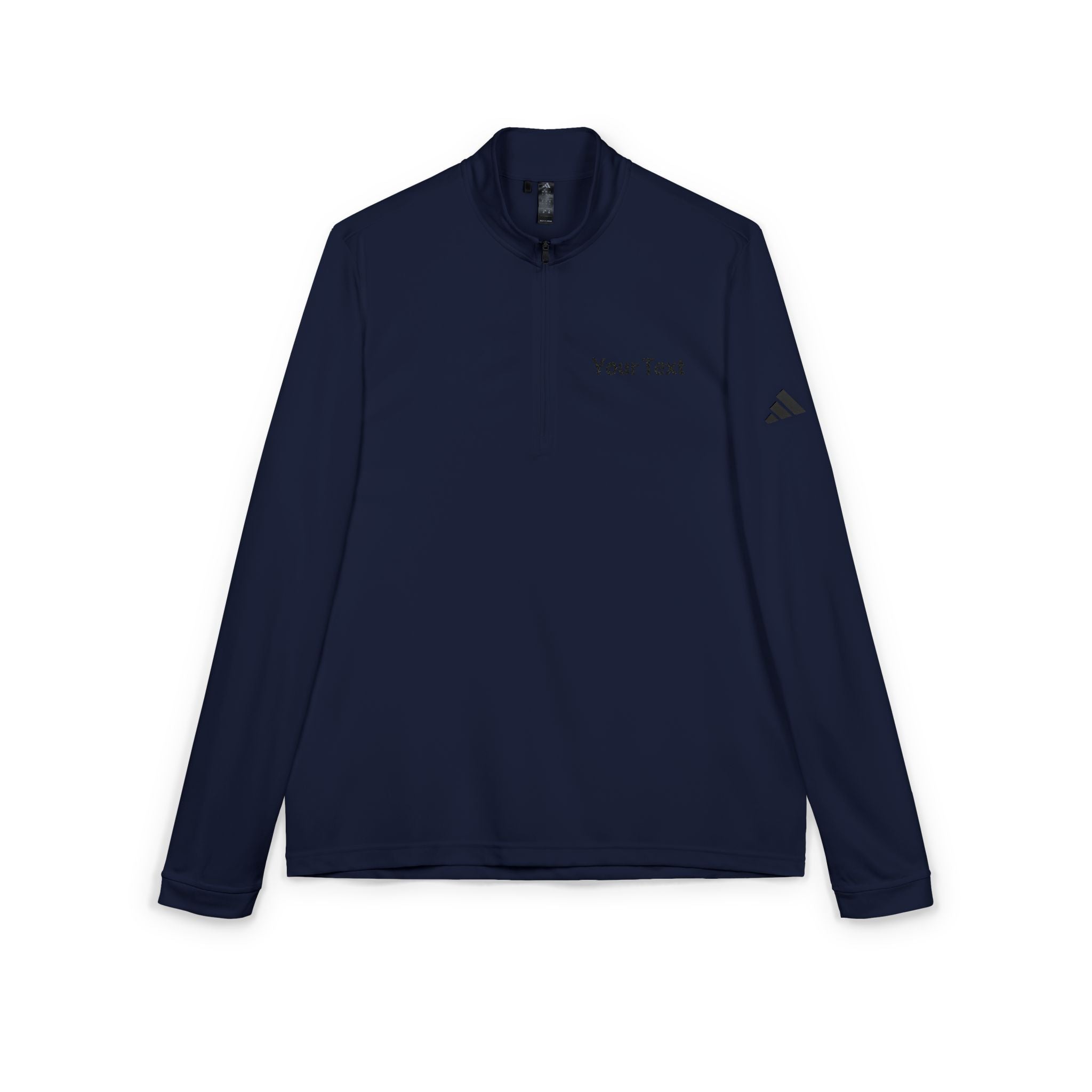 Embroidered Quarter-Zip Pullover — Custom Text | adidas® Performance Pullover