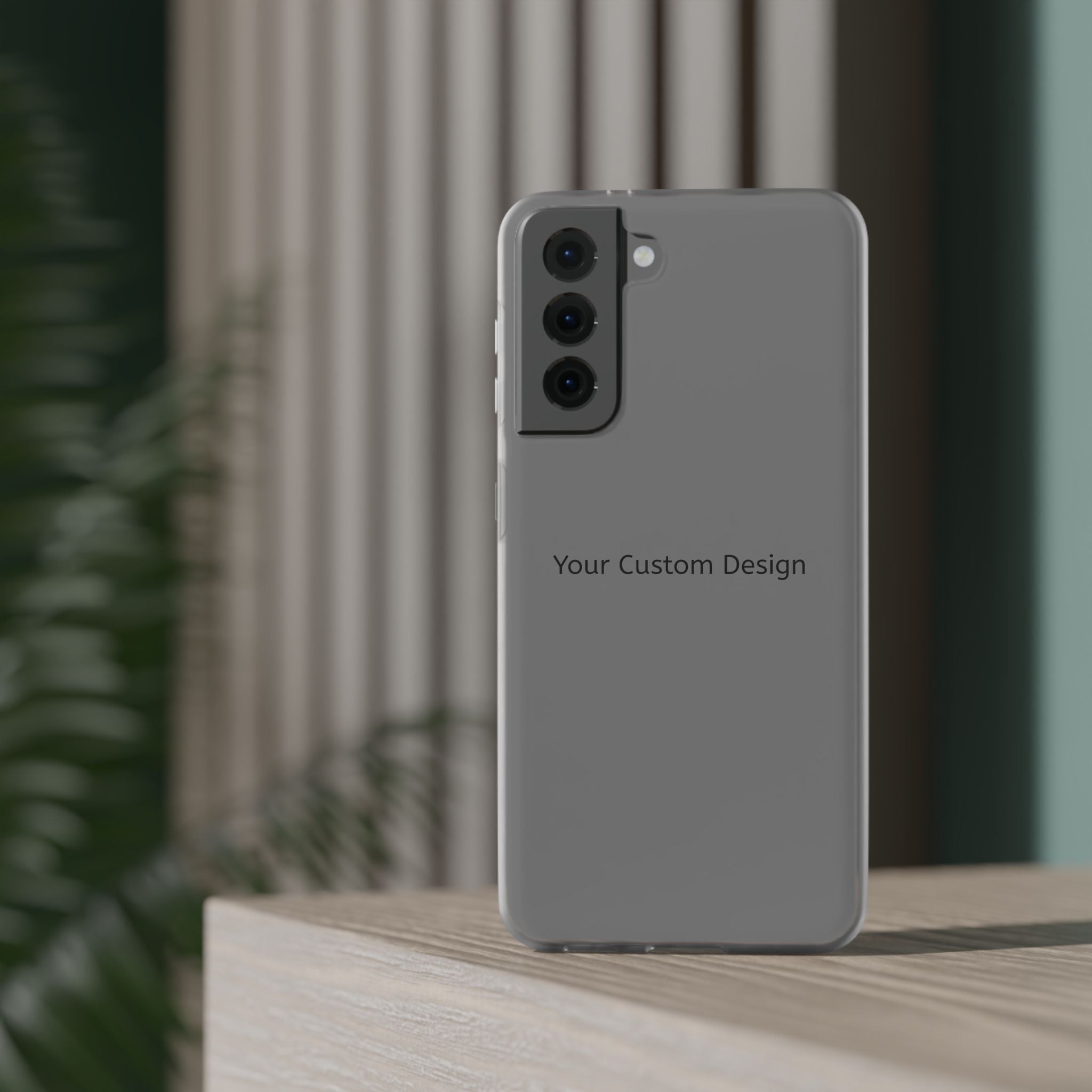 Custom Flexi Phone Case – Slim Clear Protective Phone Cover (Your Custom Design)