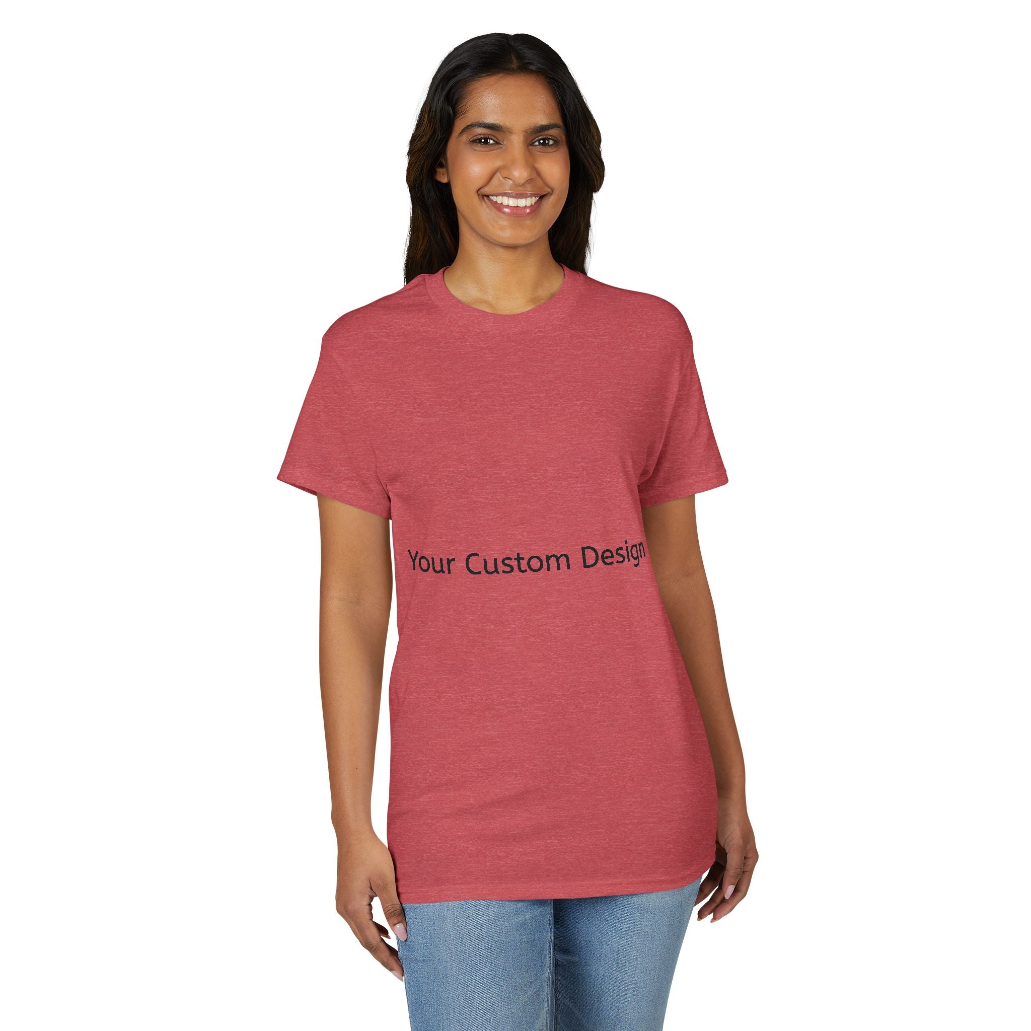 Custom White DryBlend T-Shirt – Personalized Design Tee