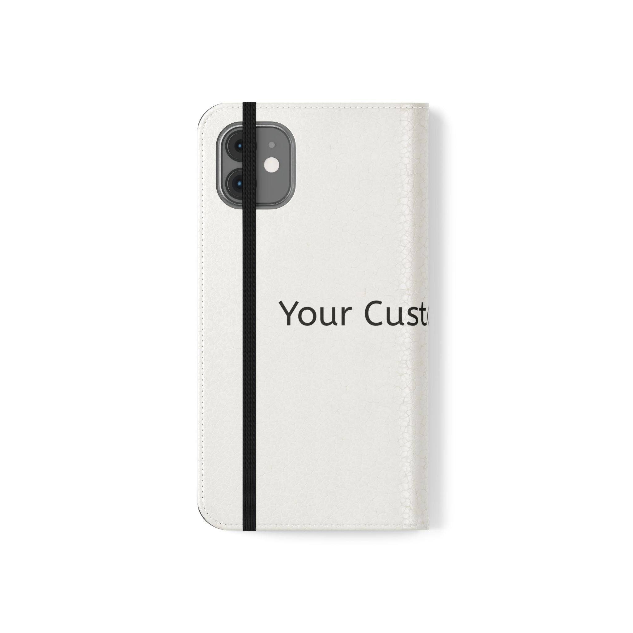 Custom Flip Phone Case — Personalized Wallet Folio with Card Slots
