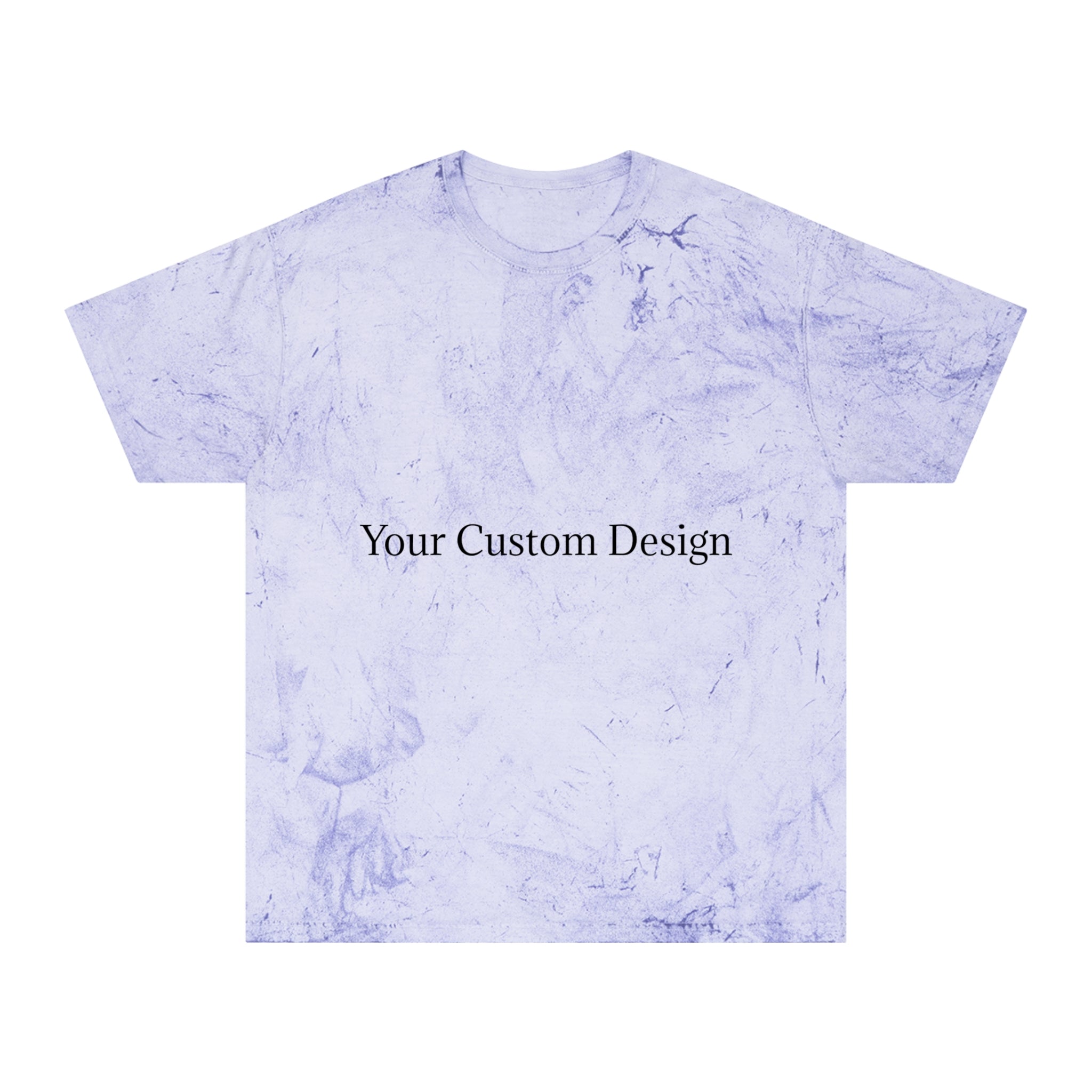 Color Blast T-Shirt — Marble Texture Custom Design Tee