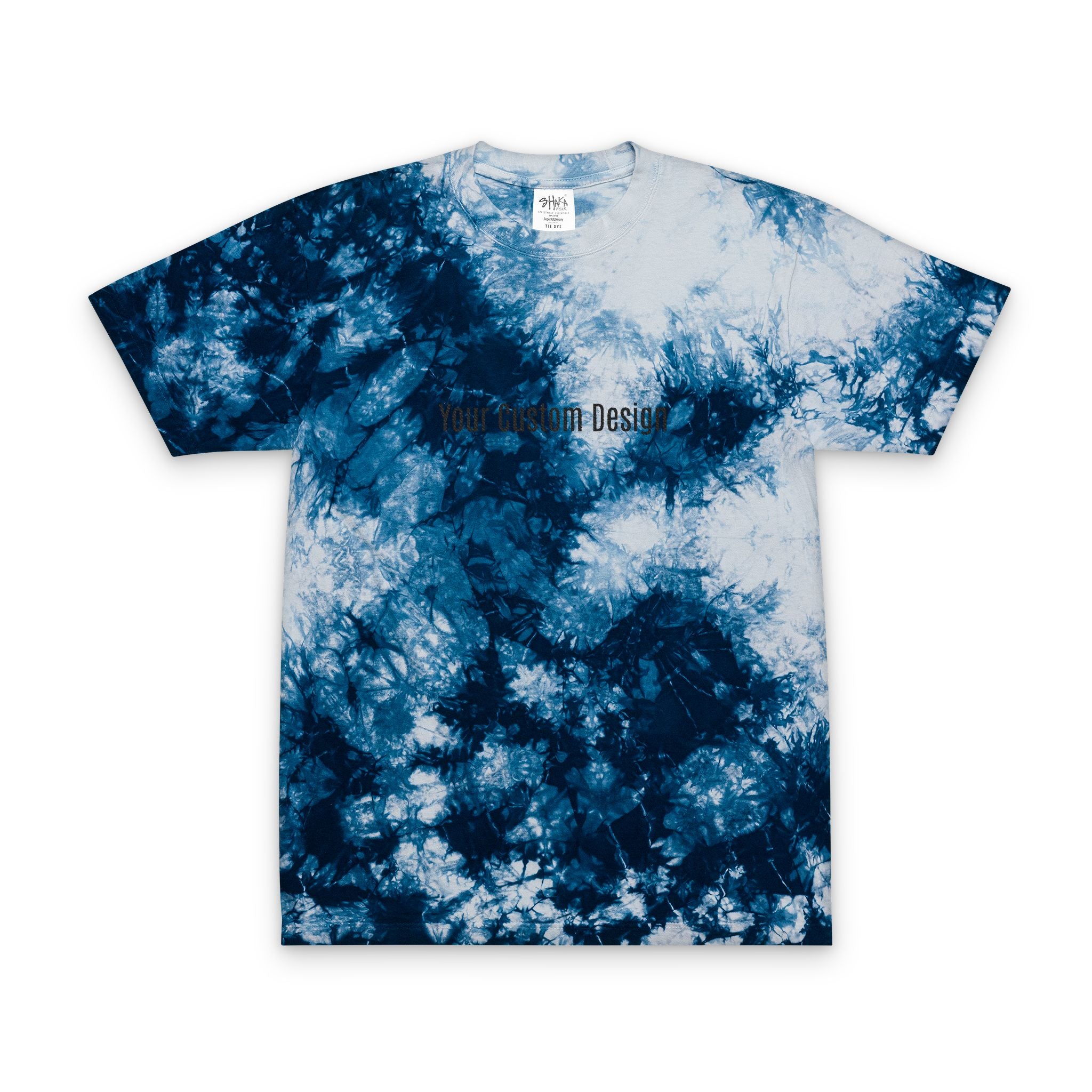 Tie-Dye Spiral Embroidered Oversized T-Shirt – Rainbow Retro Vibe