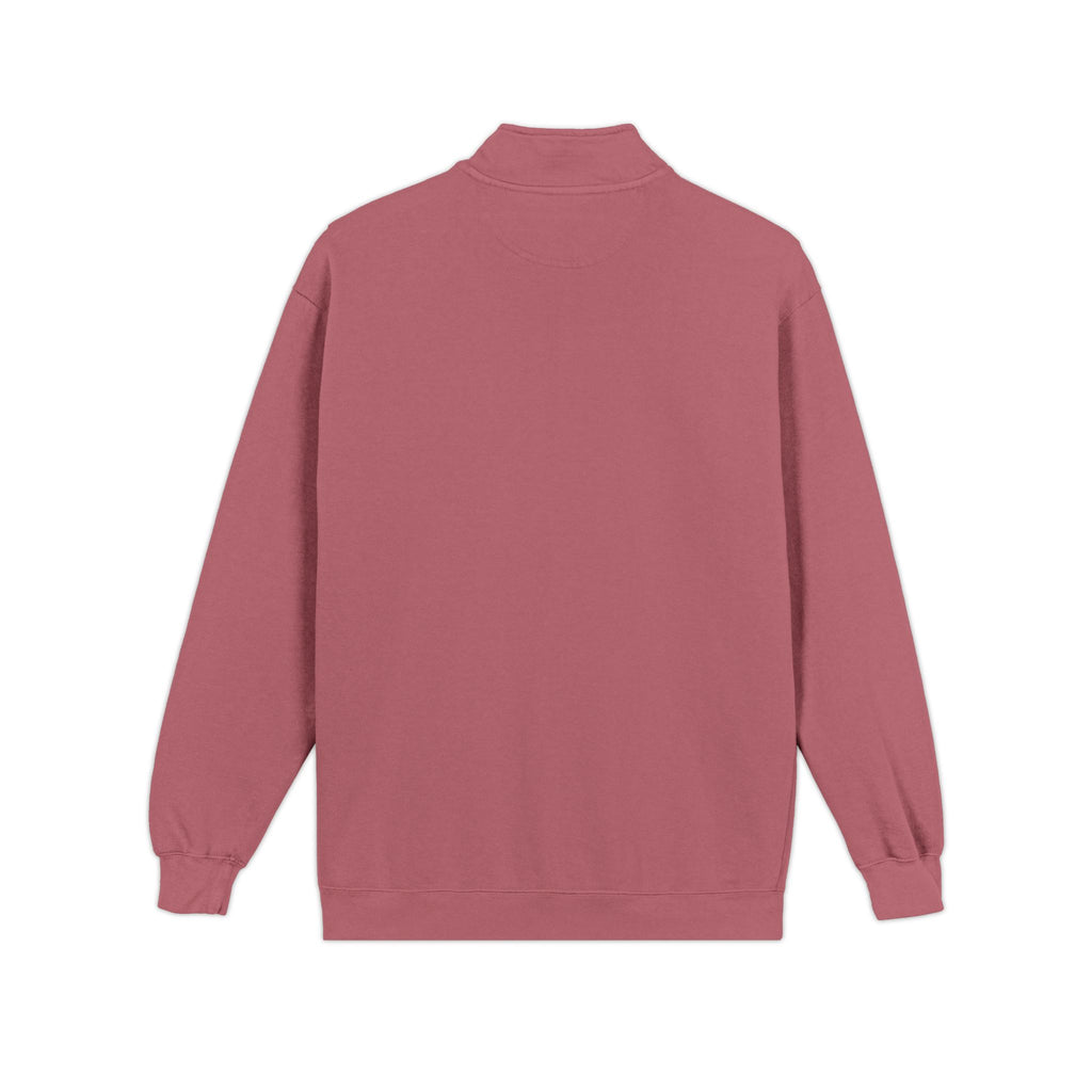 Quarter-Zip Sweatshirt – Minimalist Gray Casual Pullover