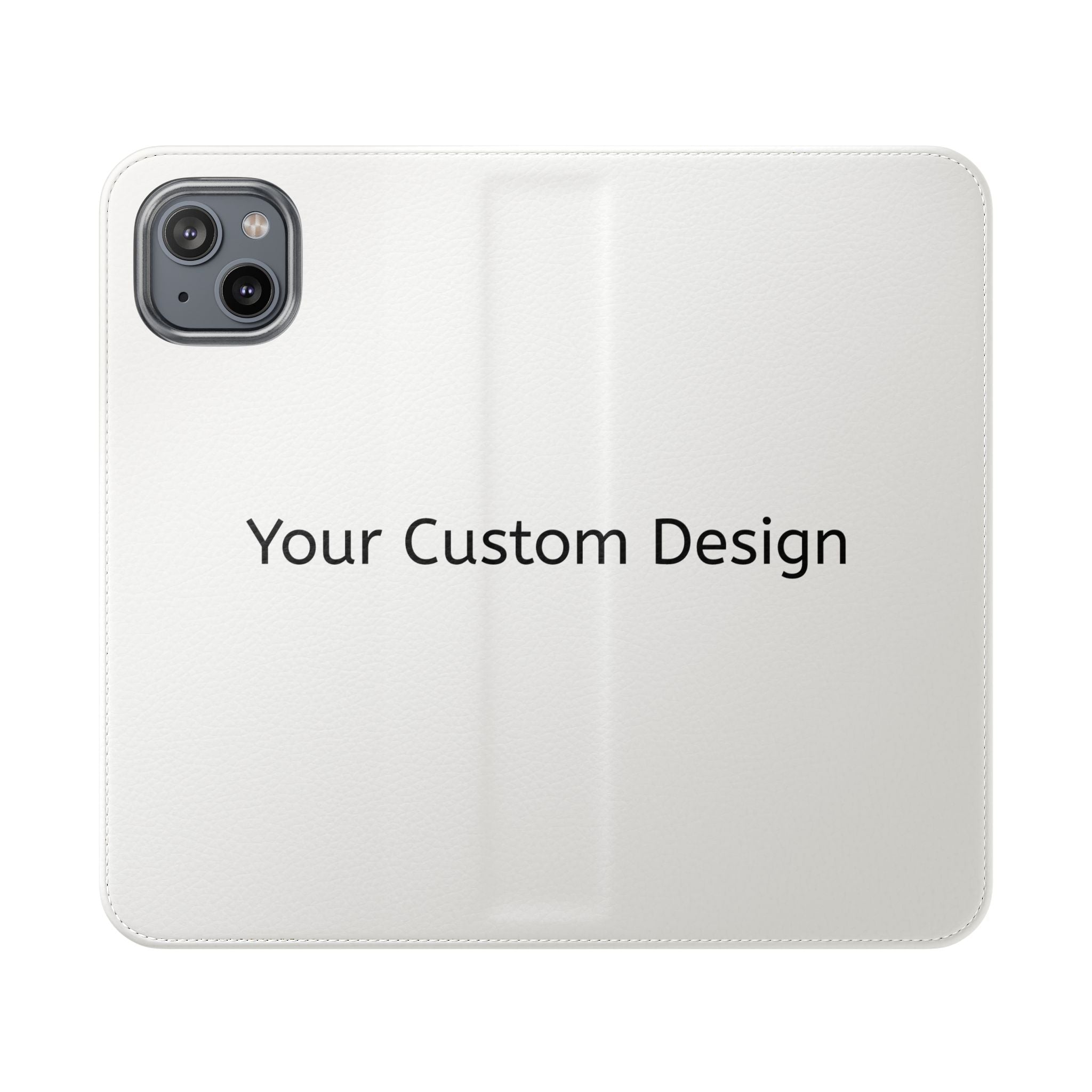 Custom Flip Phone Case — Personalized Wallet Folio with Card Slots