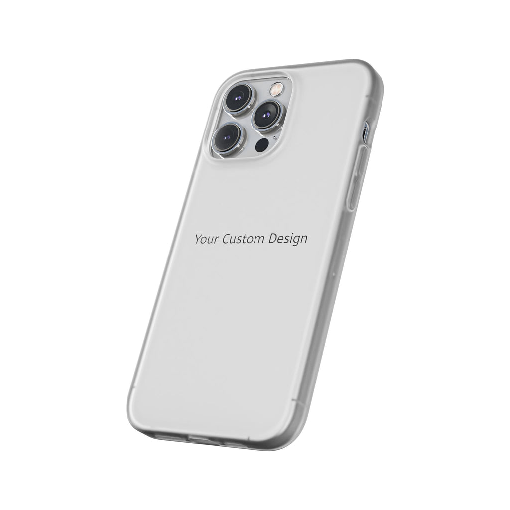 Custom Flexi Phone Case – Slim Clear Protective Phone Cover (Your Custom Design)
