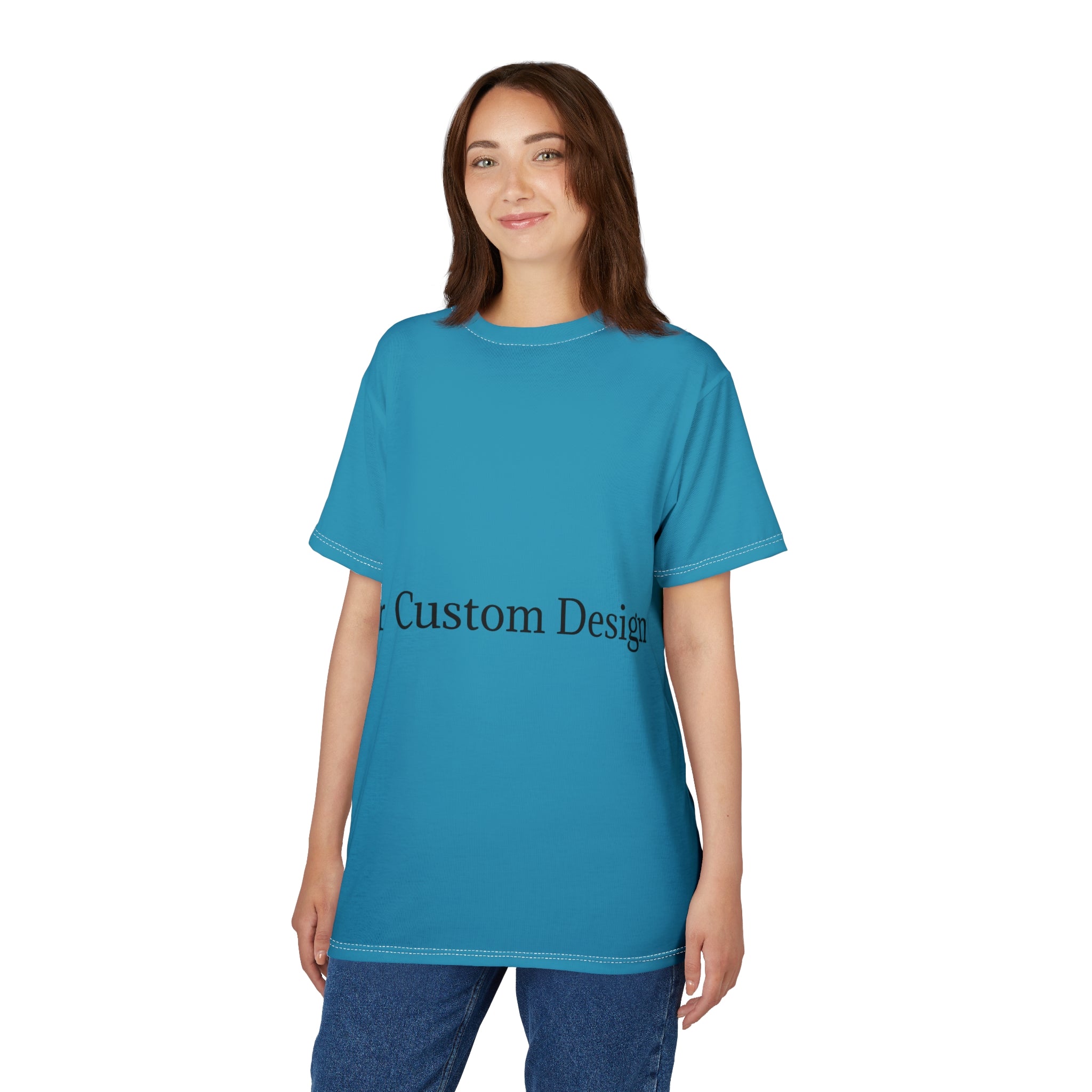 Custom All-Over Print Tee — Personalized Cut & Sew Design