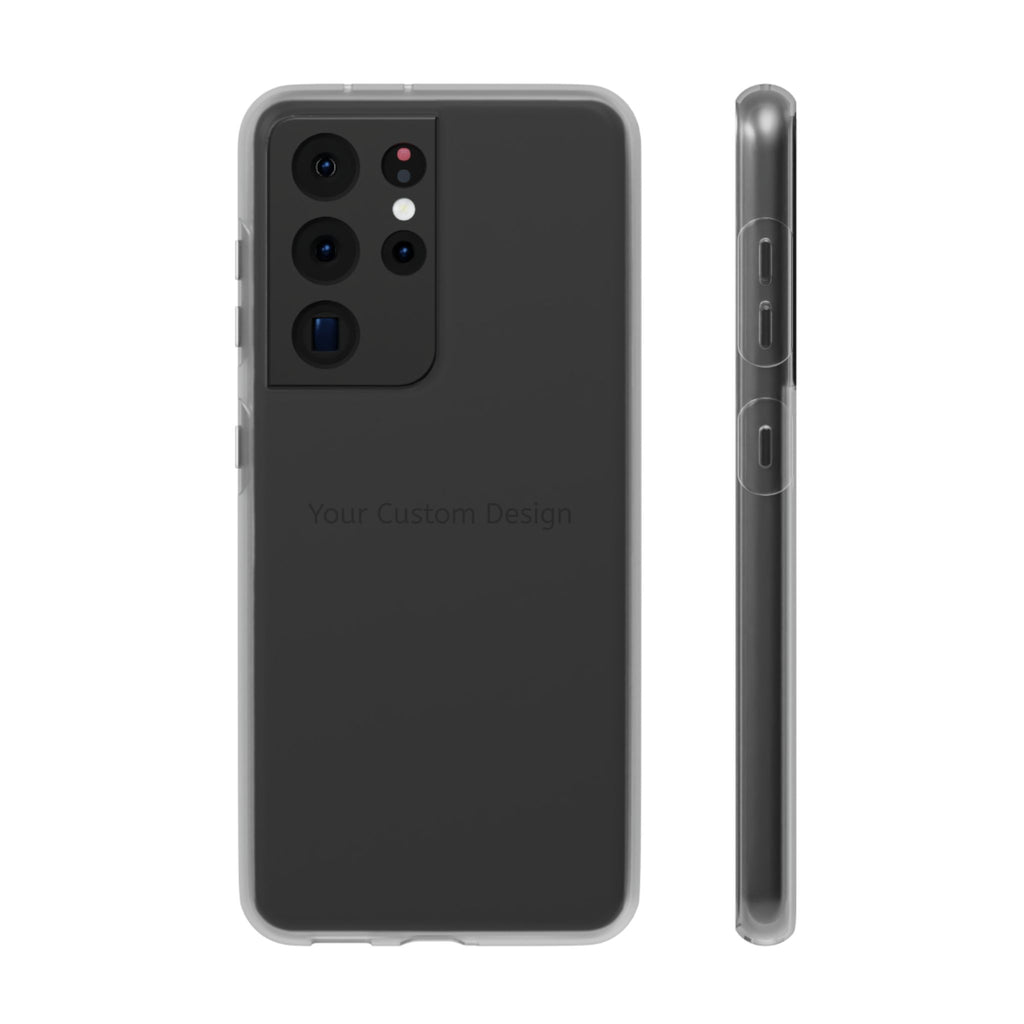 Custom Flexi Phone Case – Slim Clear Protective Phone Cover (Your Custom Design)