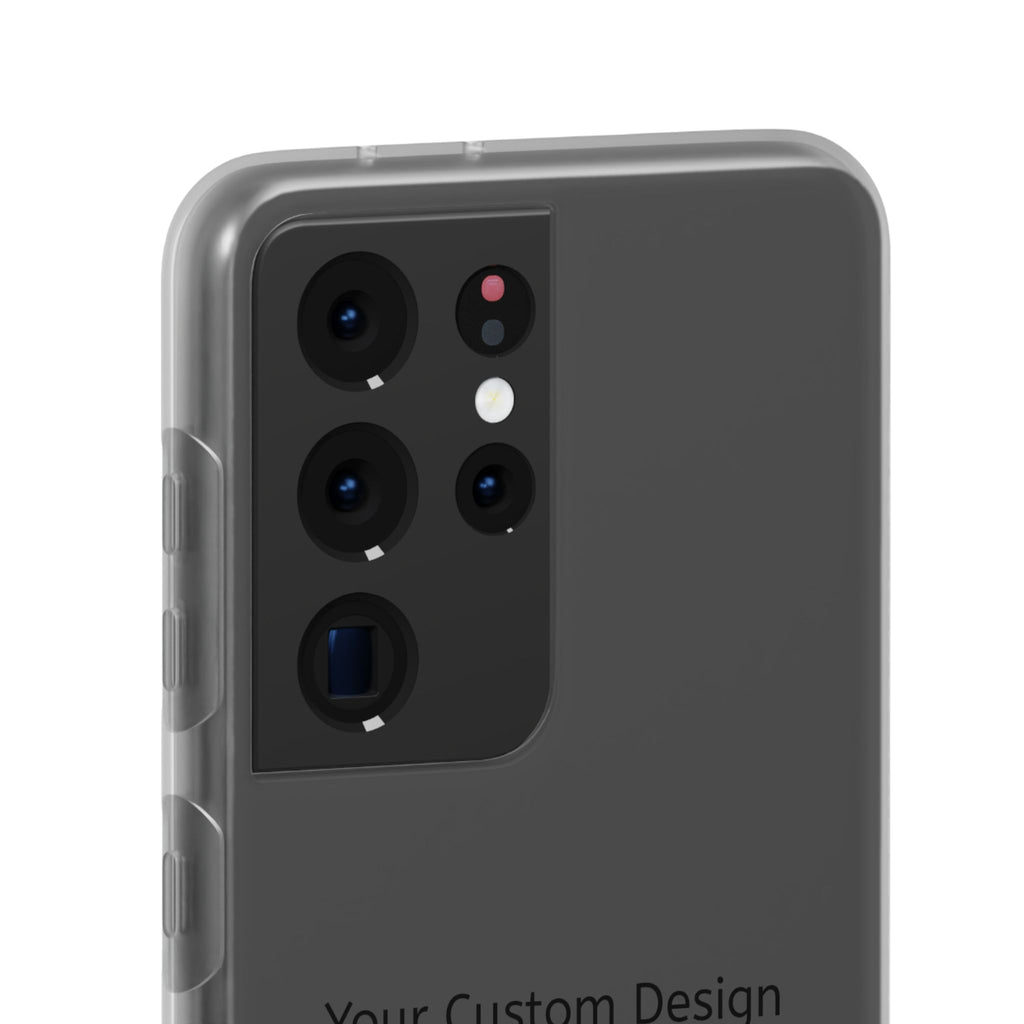 Custom Flexi Phone Case – Slim Clear Protective Phone Cover (Your Custom Design)