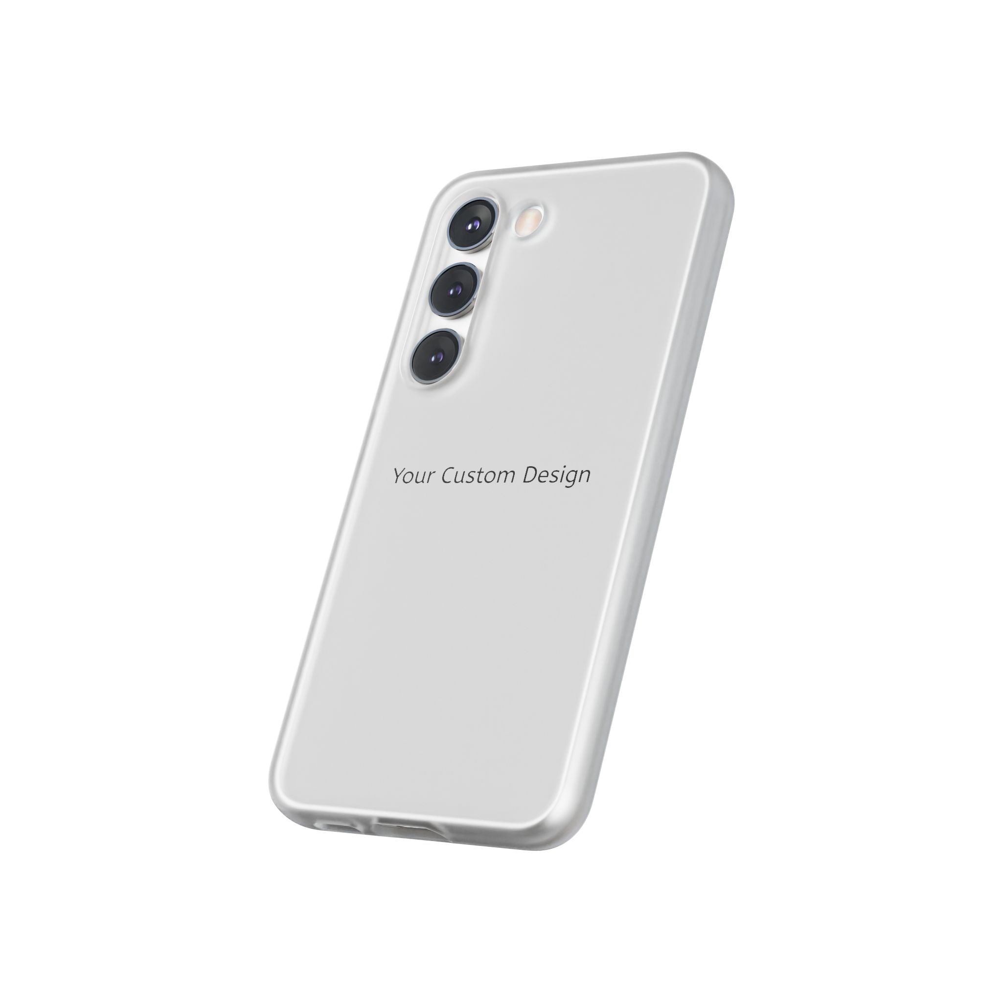 Custom Flexi Phone Case – Slim Clear Protective Phone Cover (Your Custom Design)