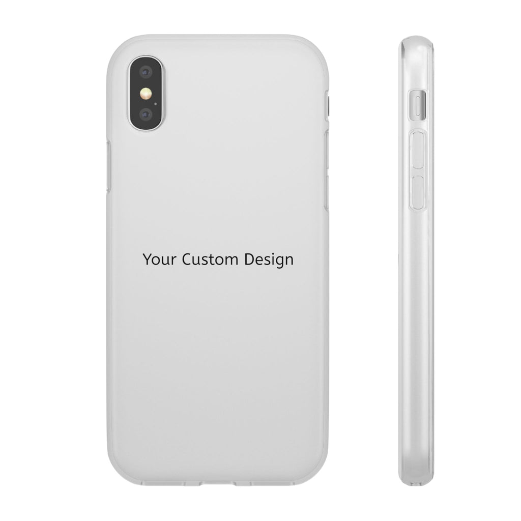 Custom Flexi Phone Case – Slim Clear Protective Phone Cover (Your Custom Design)