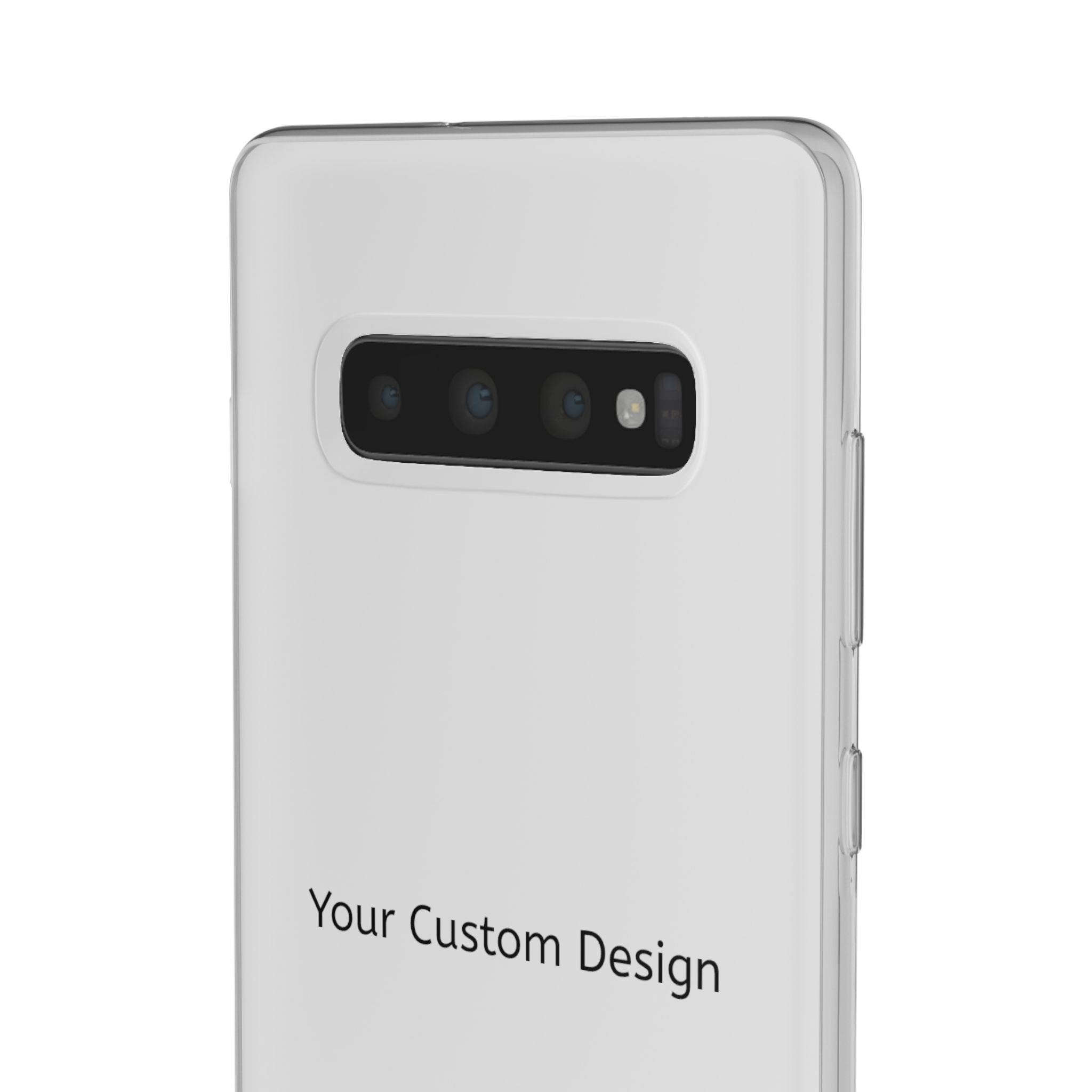 Custom Flexi Phone Case – Slim Clear Protective Phone Cover (Your Custom Design)