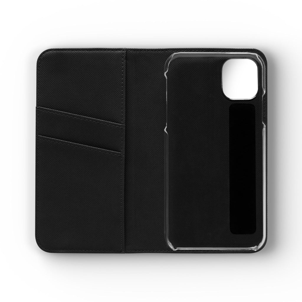 Custom Flip Phone Case — Personalized Wallet Folio with Card Slots