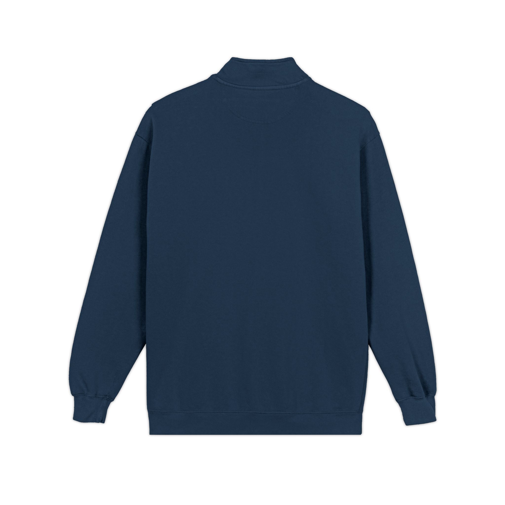 Quarter-Zip Sweatshirt – Minimalist Gray Casual Pullover