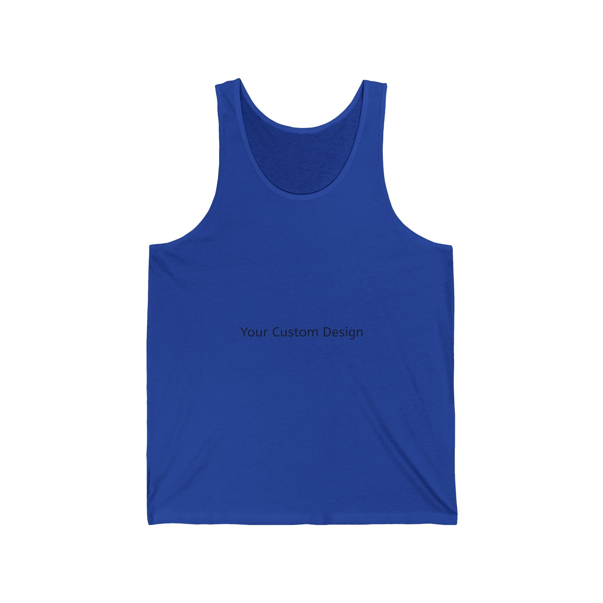 Classic Jersey Tank Top — Lightweight Custom Design Tank