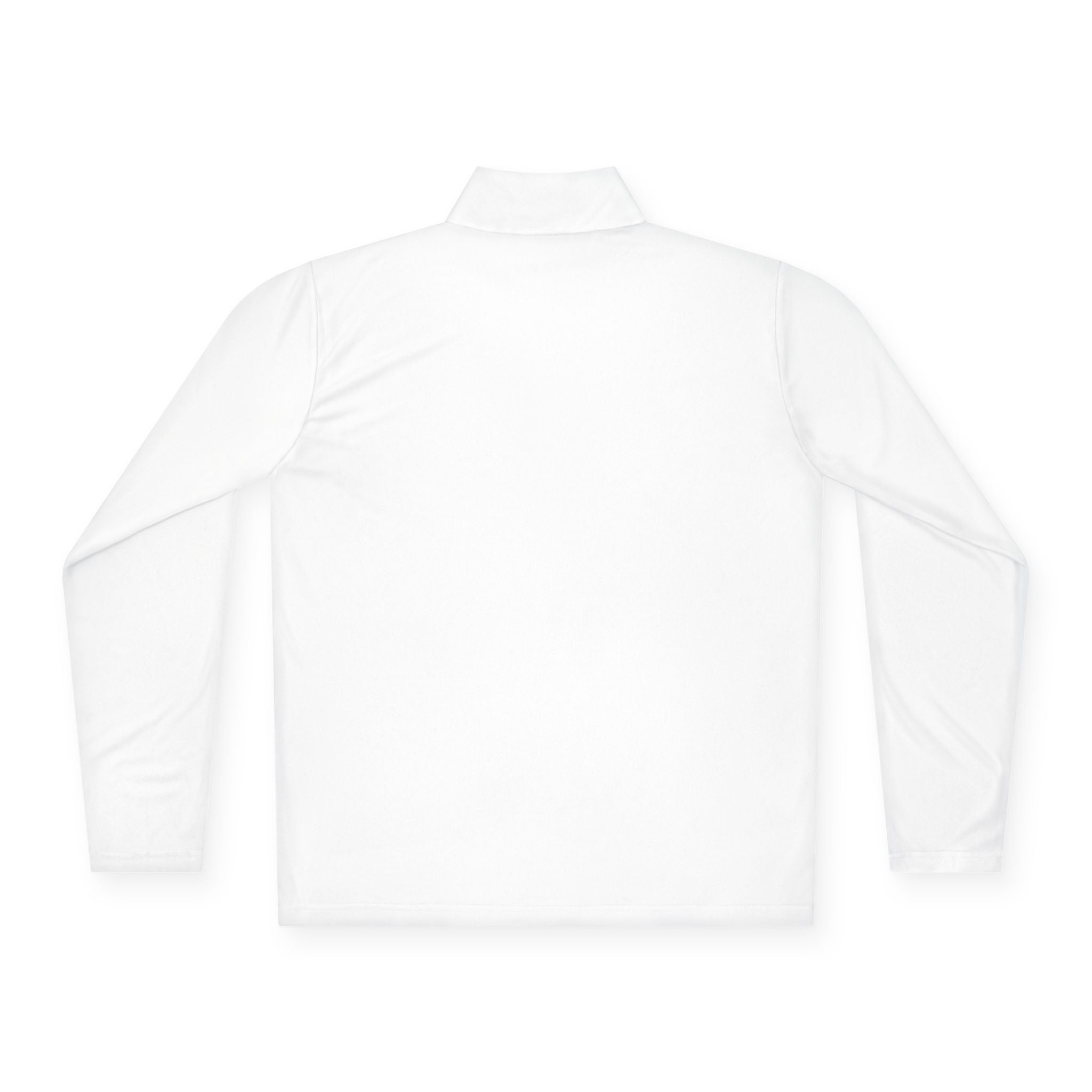 Customizable Quarter-Zip Pullover — Minimal 'Your Text' Chest Logo