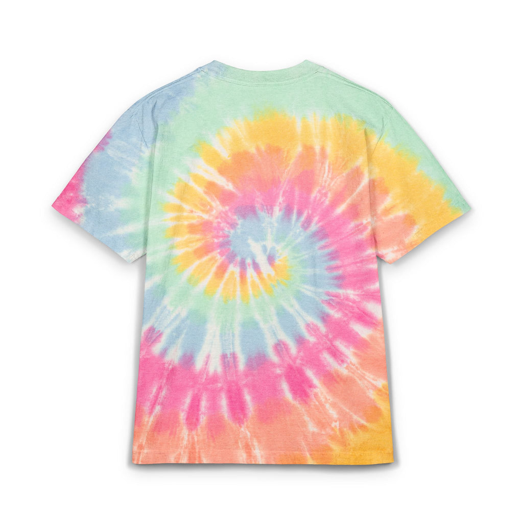Tie-Dye Spiral Embroidered Oversized T-Shirt – Rainbow Retro Vibe