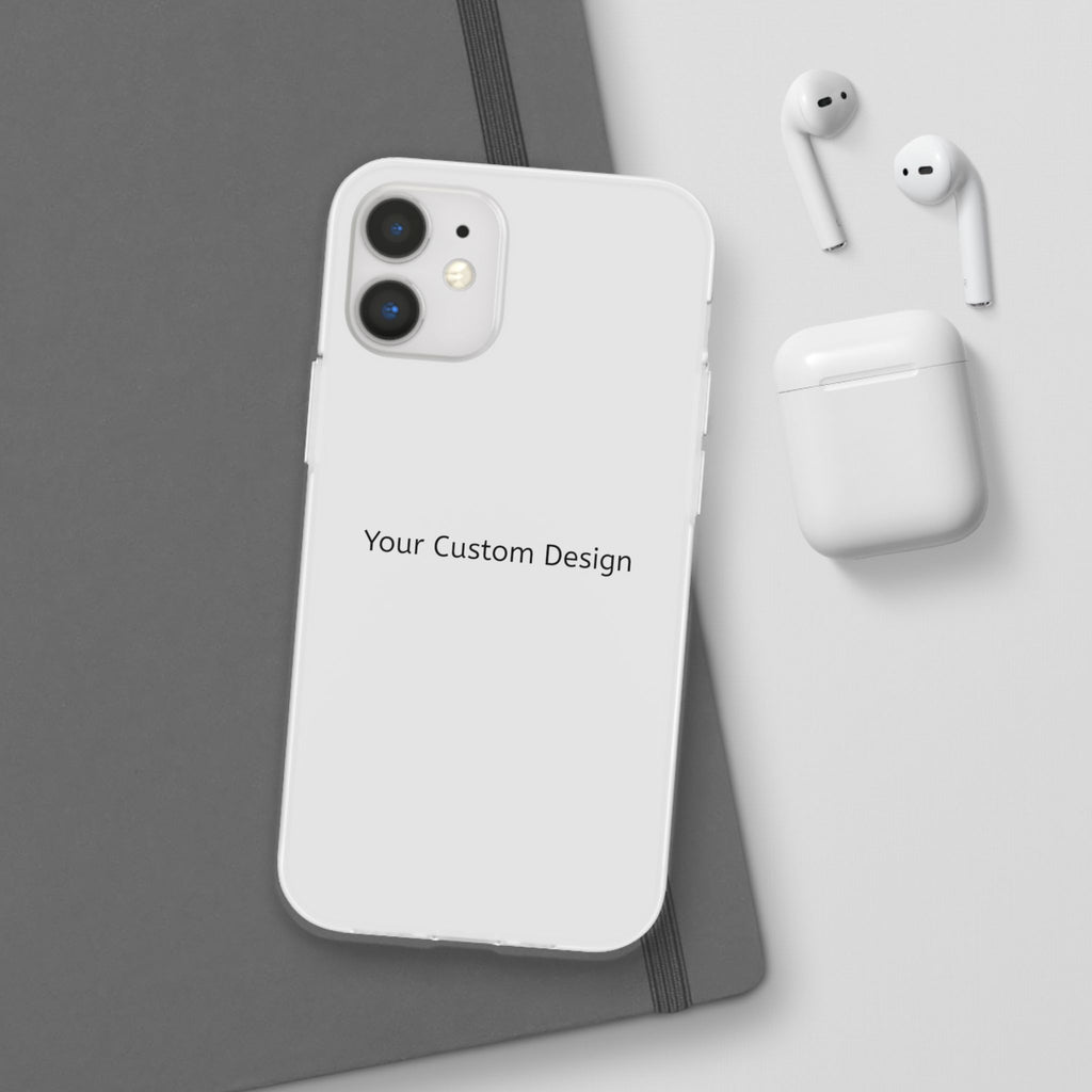 Custom Flexi Phone Case – Slim Clear Protective Phone Cover (Your Custom Design)