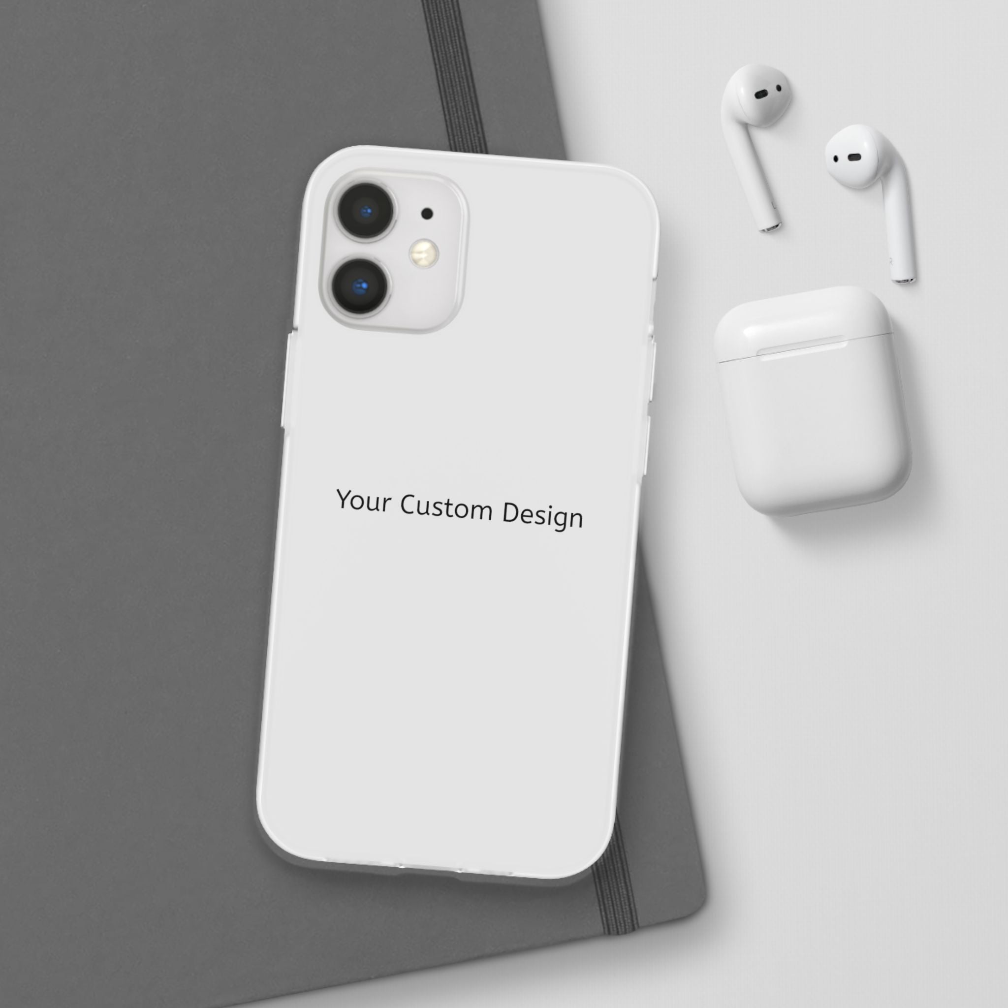 Custom Flexi Phone Case – Slim Clear Protective Phone Cover (Your Custom Design)