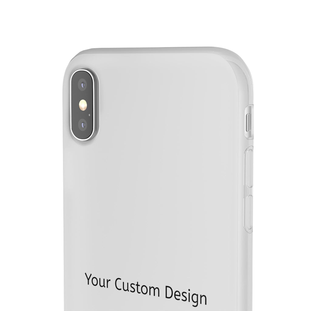 Custom Flexi Phone Case – Slim Clear Protective Phone Cover (Your Custom Design)