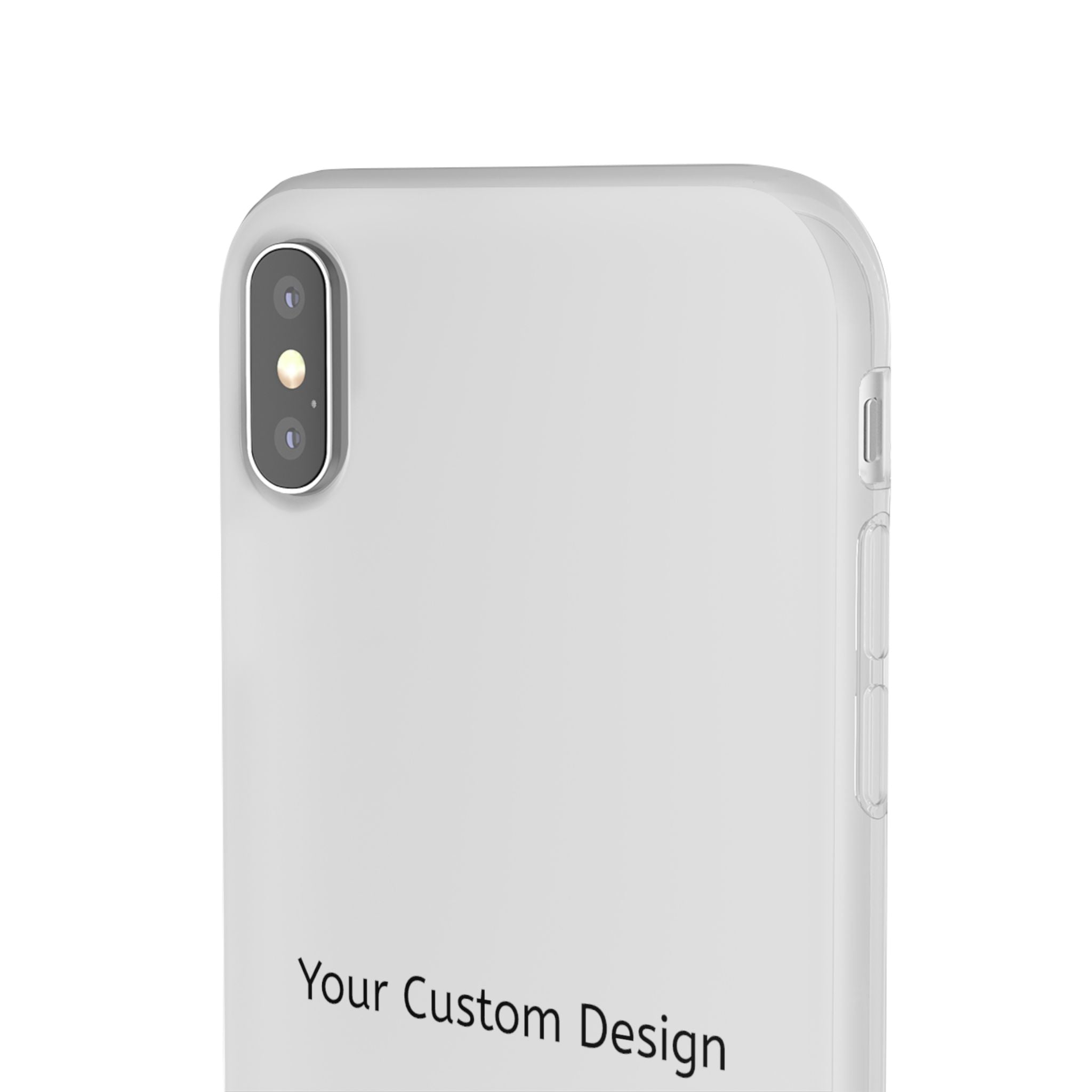 Custom Flexi Phone Case – Slim Clear Protective Phone Cover (Your Custom Design)