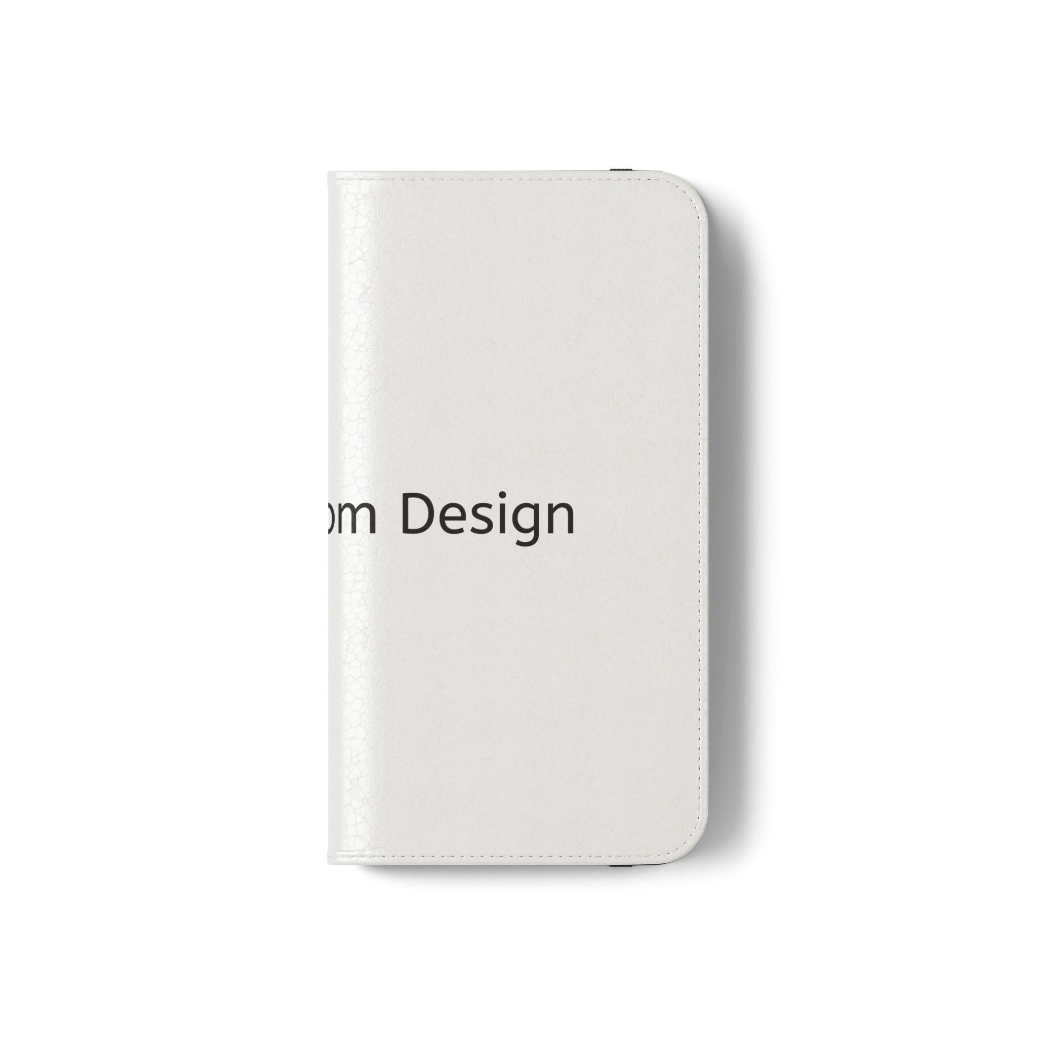 Custom Flip Phone Case — Personalized Wallet Folio with Card Slots