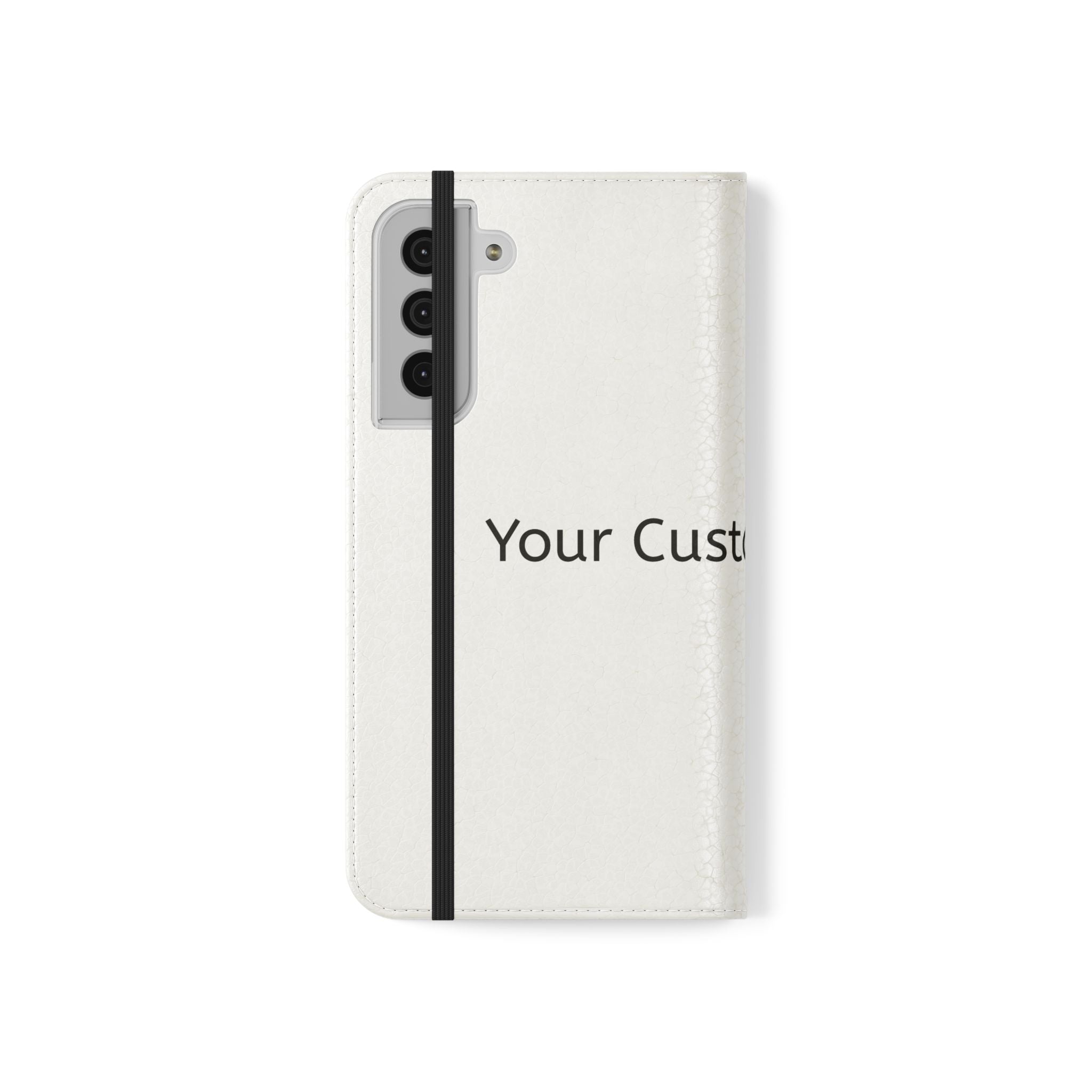 Custom Flip Phone Case — Personalized Wallet Folio with Card Slots