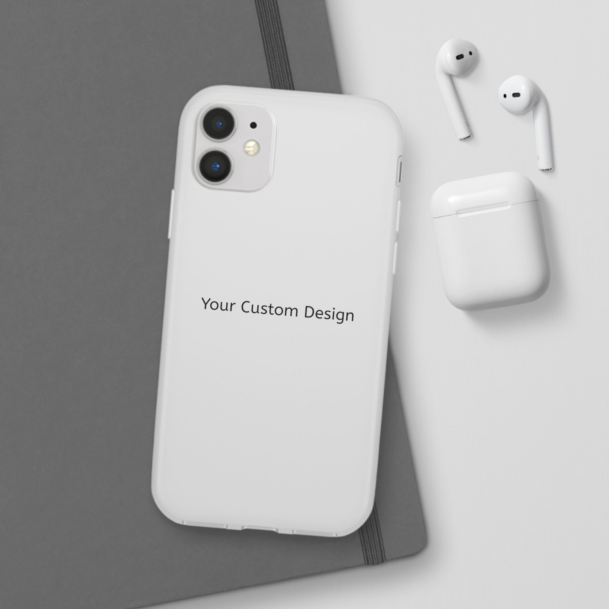 Custom Flexi Phone Case – Slim Clear Protective Phone Cover (Your Custom Design)