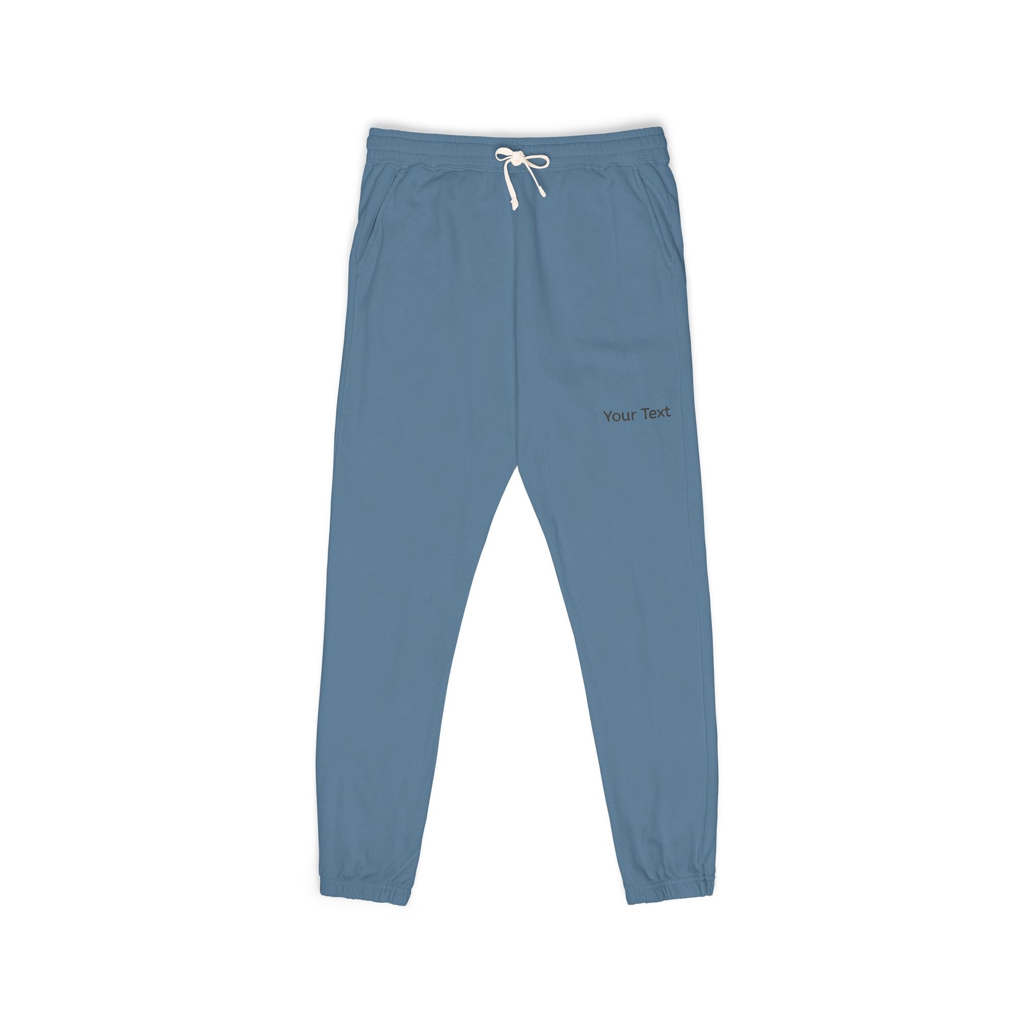 Embroidered Minimal Logo Fleece Sweatpants