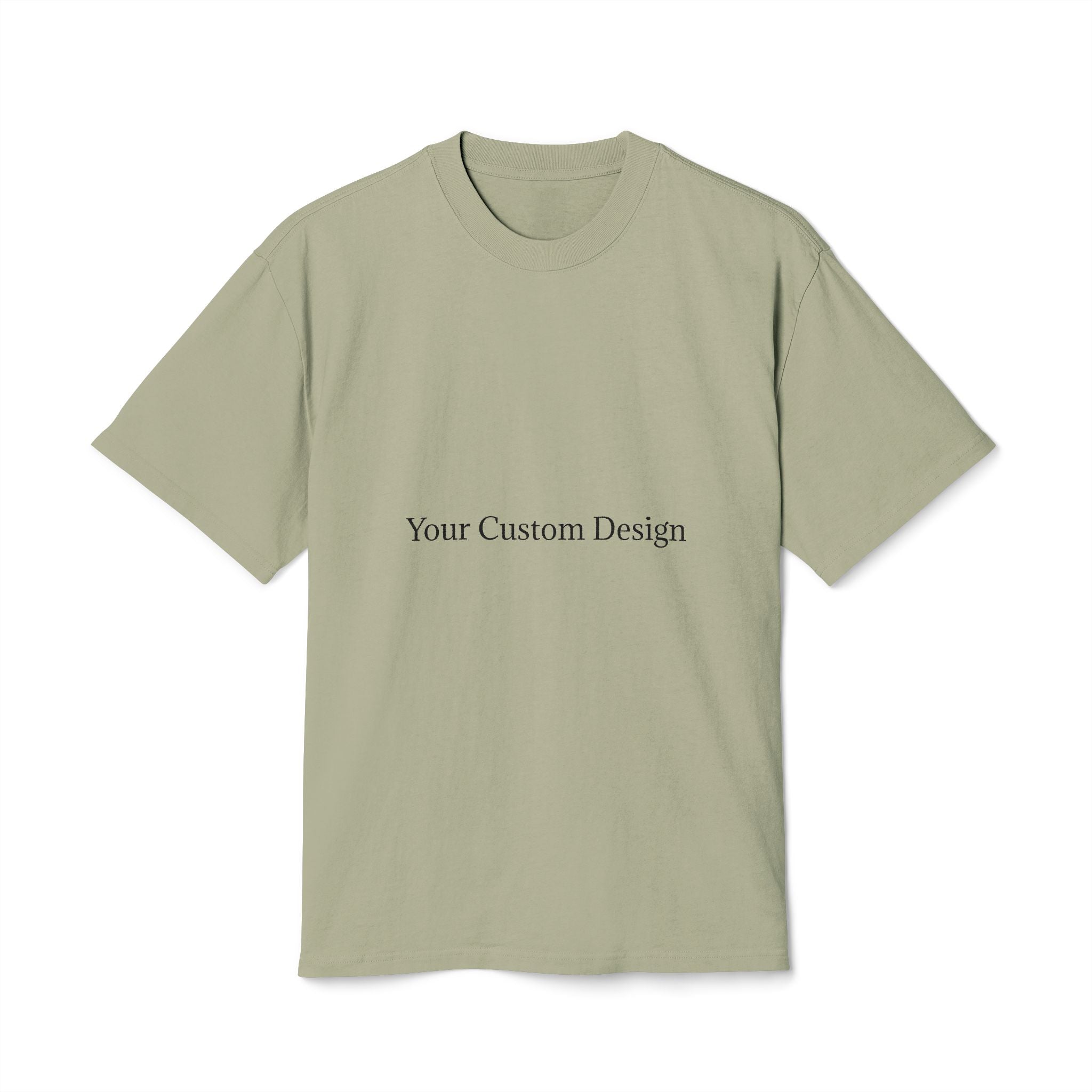Custom Graphic Tee — Vintage Faded Crewneck Shirt