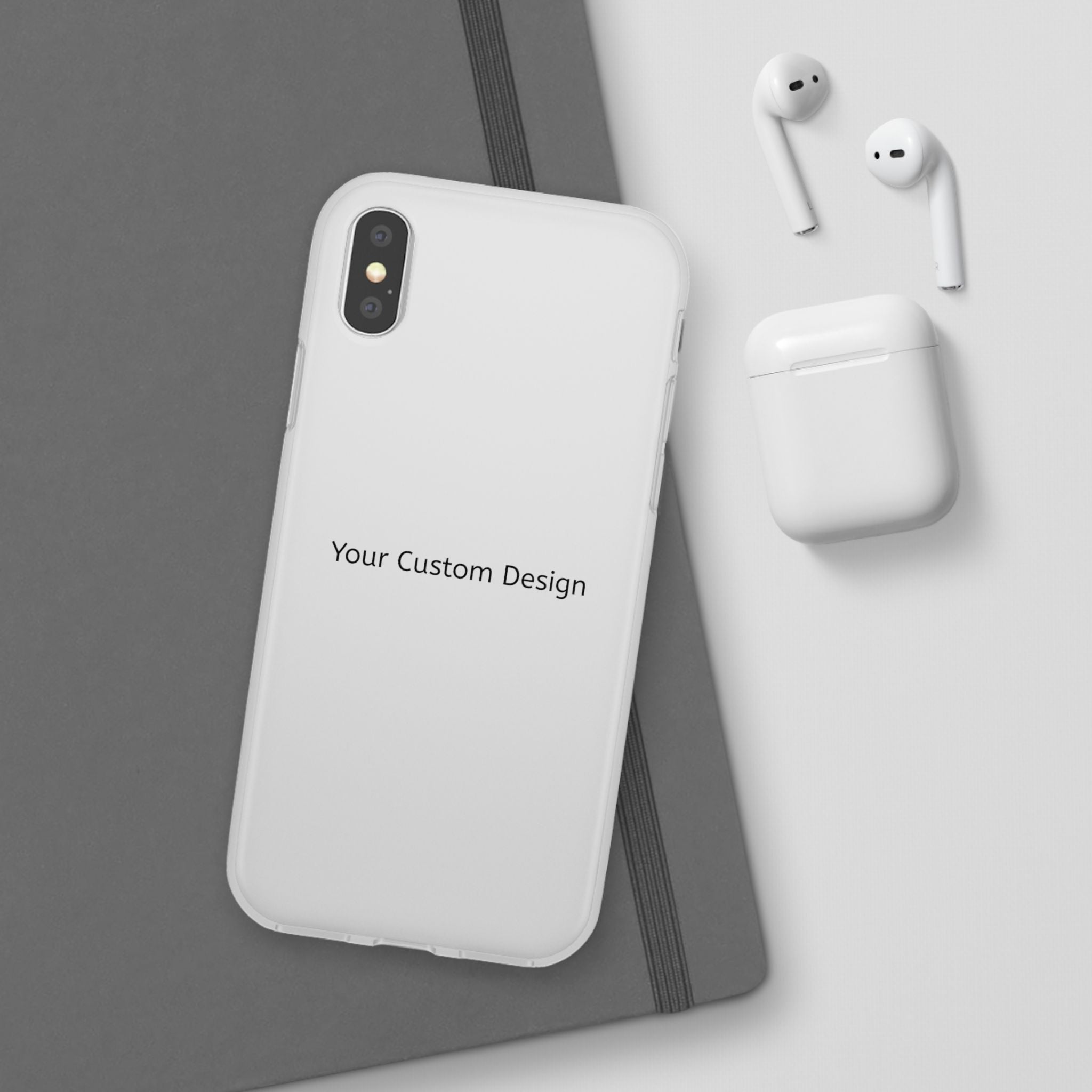 Custom Flexi Phone Case – Slim Clear Protective Phone Cover (Your Custom Design)