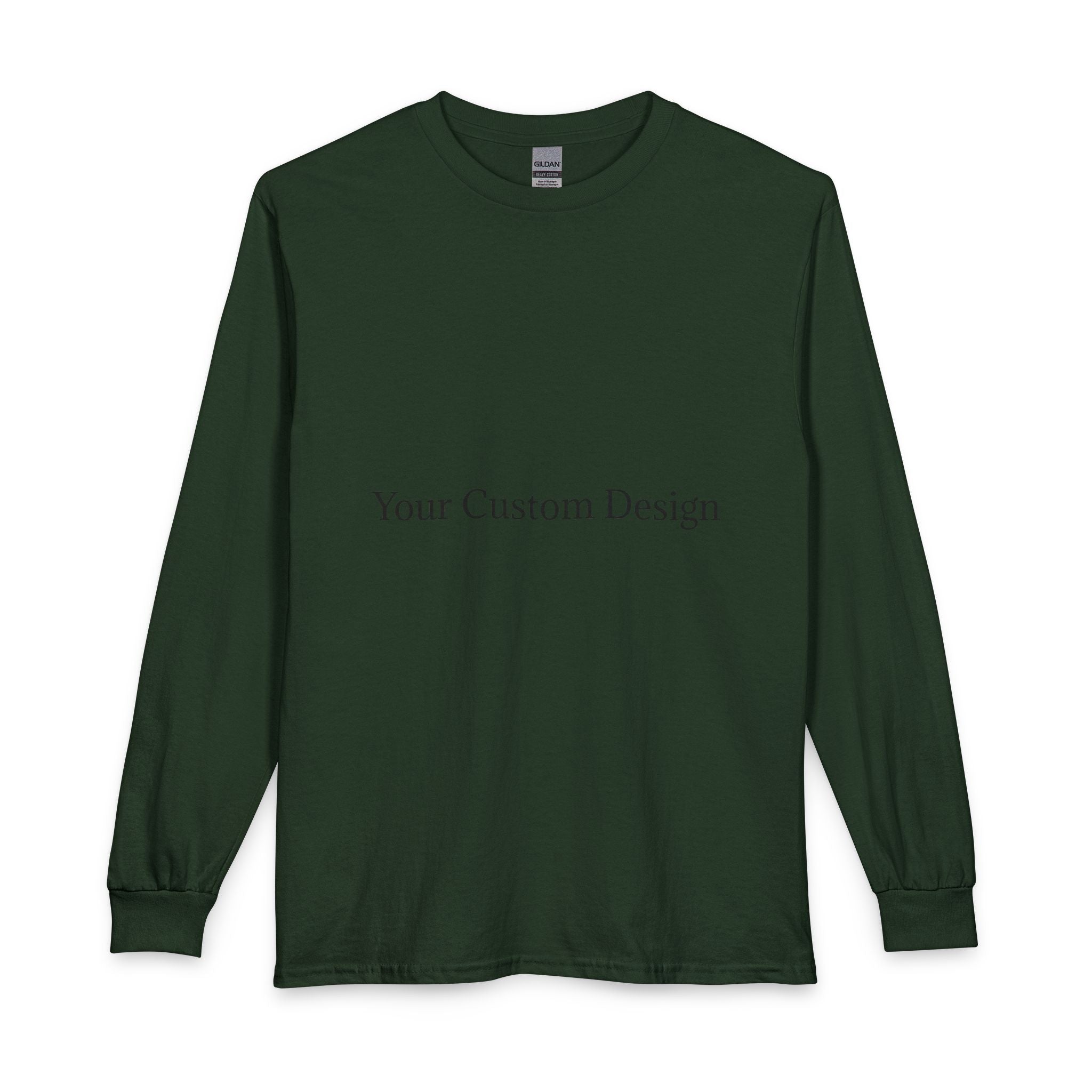 Long Sleeve T-Shirt — Custom Design Blank Canvas Tee