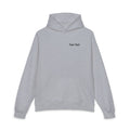 Relaxed Hoodie - Minimal Custom Text Chest Hoodie