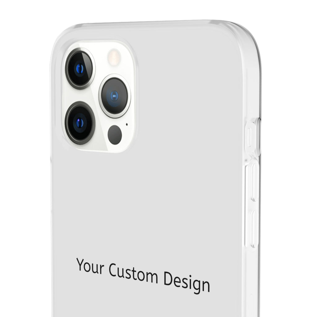 Custom Flexi Phone Case – Slim Clear Protective Phone Cover (Your Custom Design)