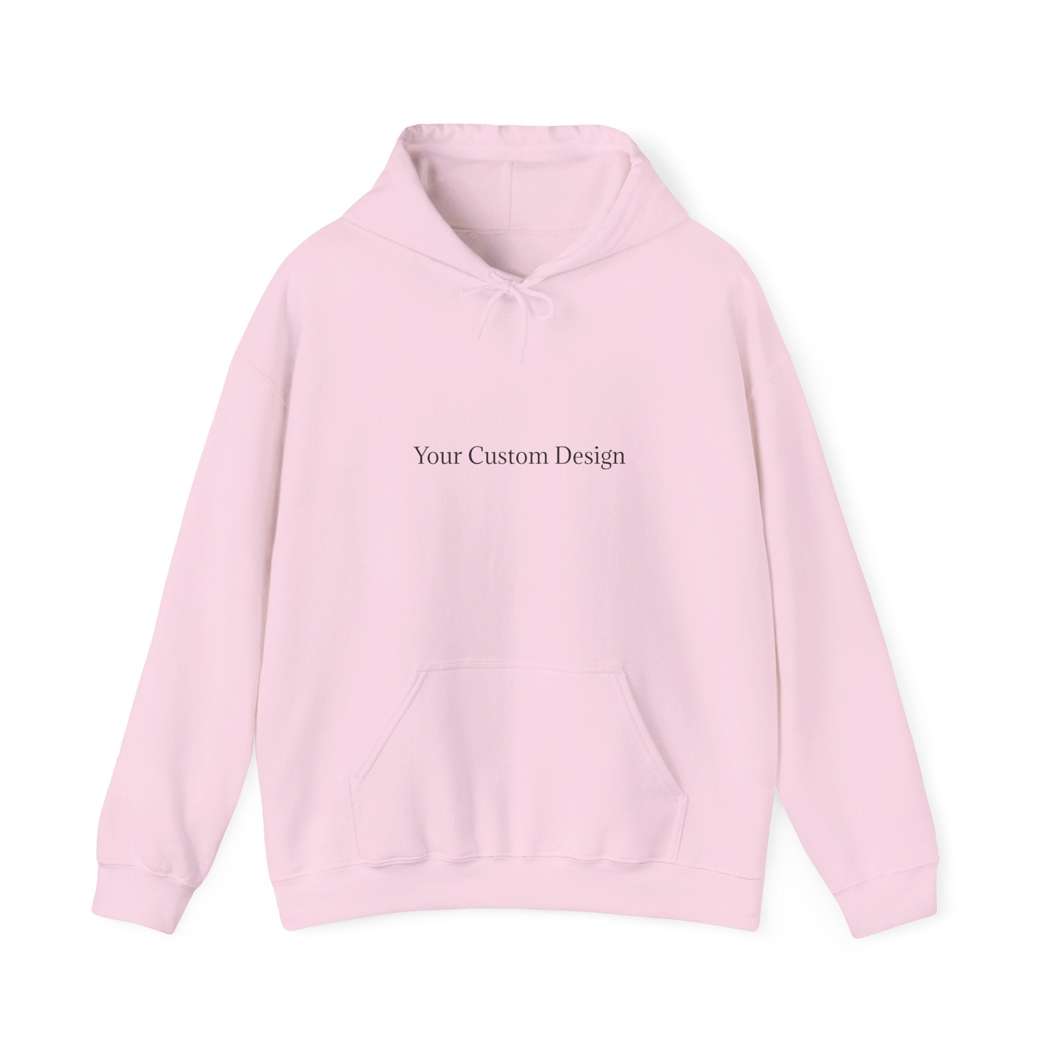 Minimal Custom Text Hoodie — Your Custom Design