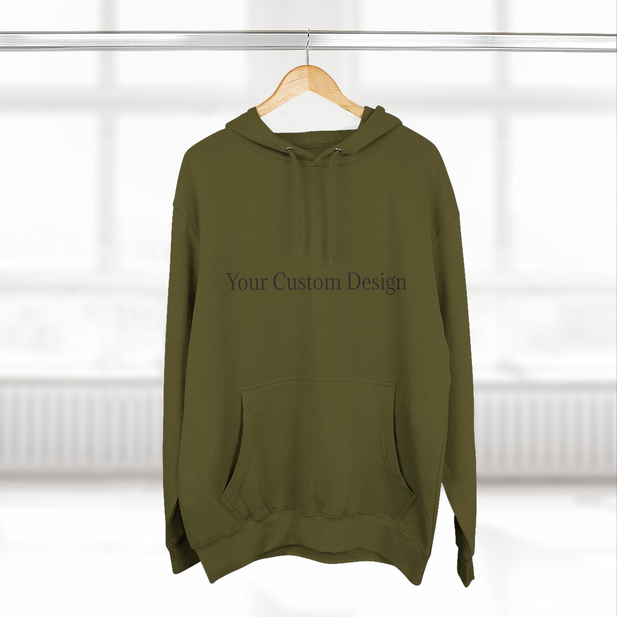 Classic Fleece Hoodie - Custom Design Ready