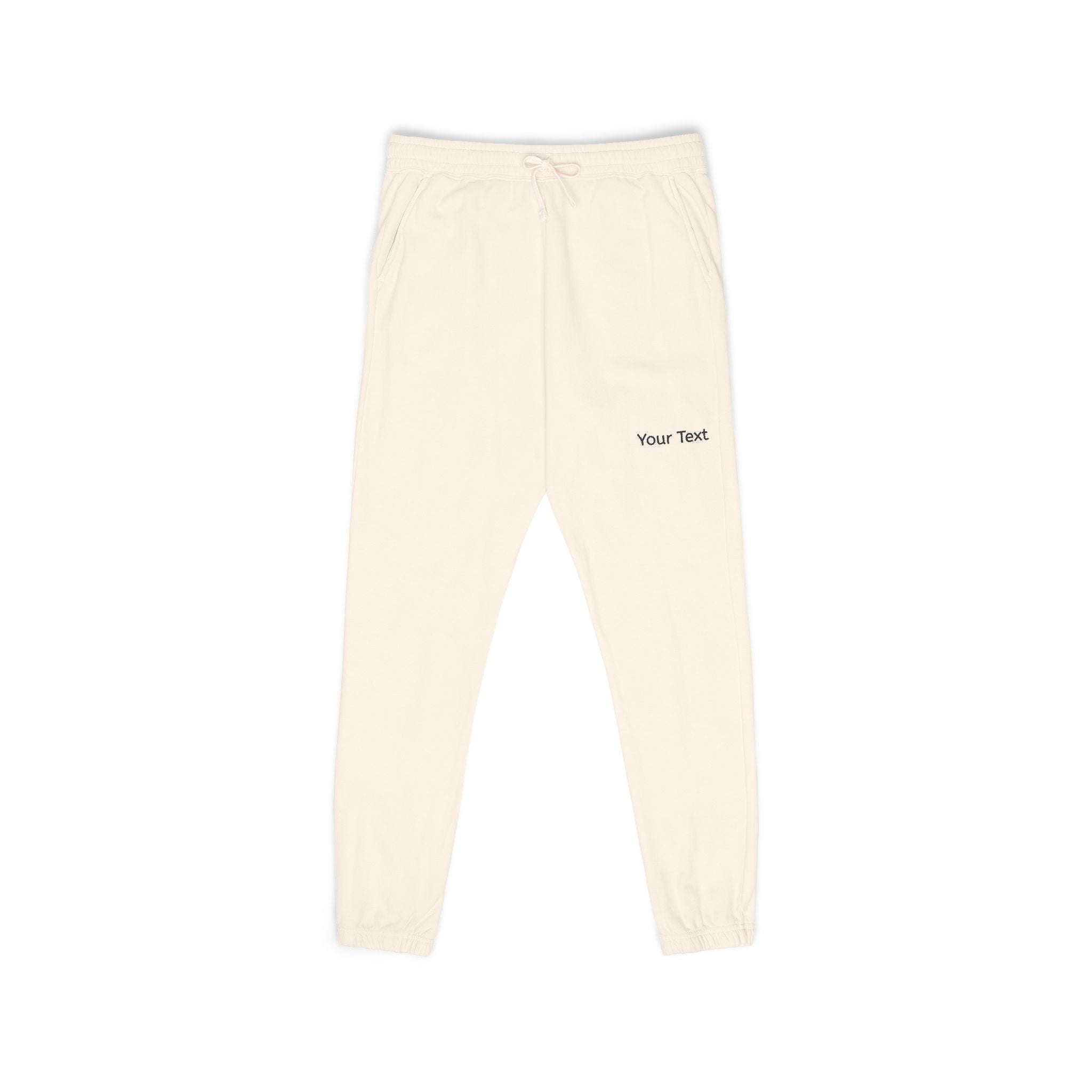 Embroidered Minimal Logo Fleece Sweatpants