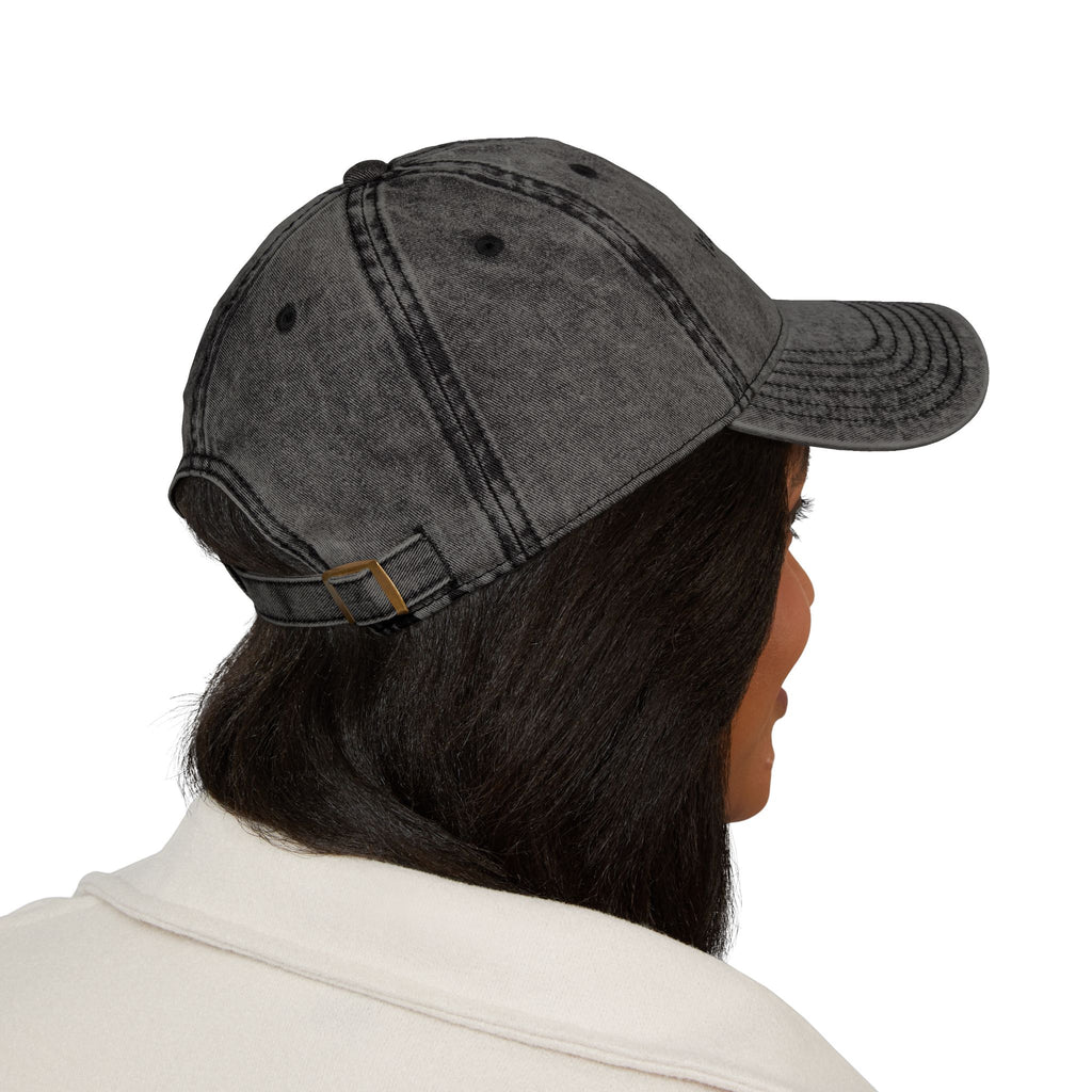 Vintage Embroidered Cap - Custom Text Baseball Hat