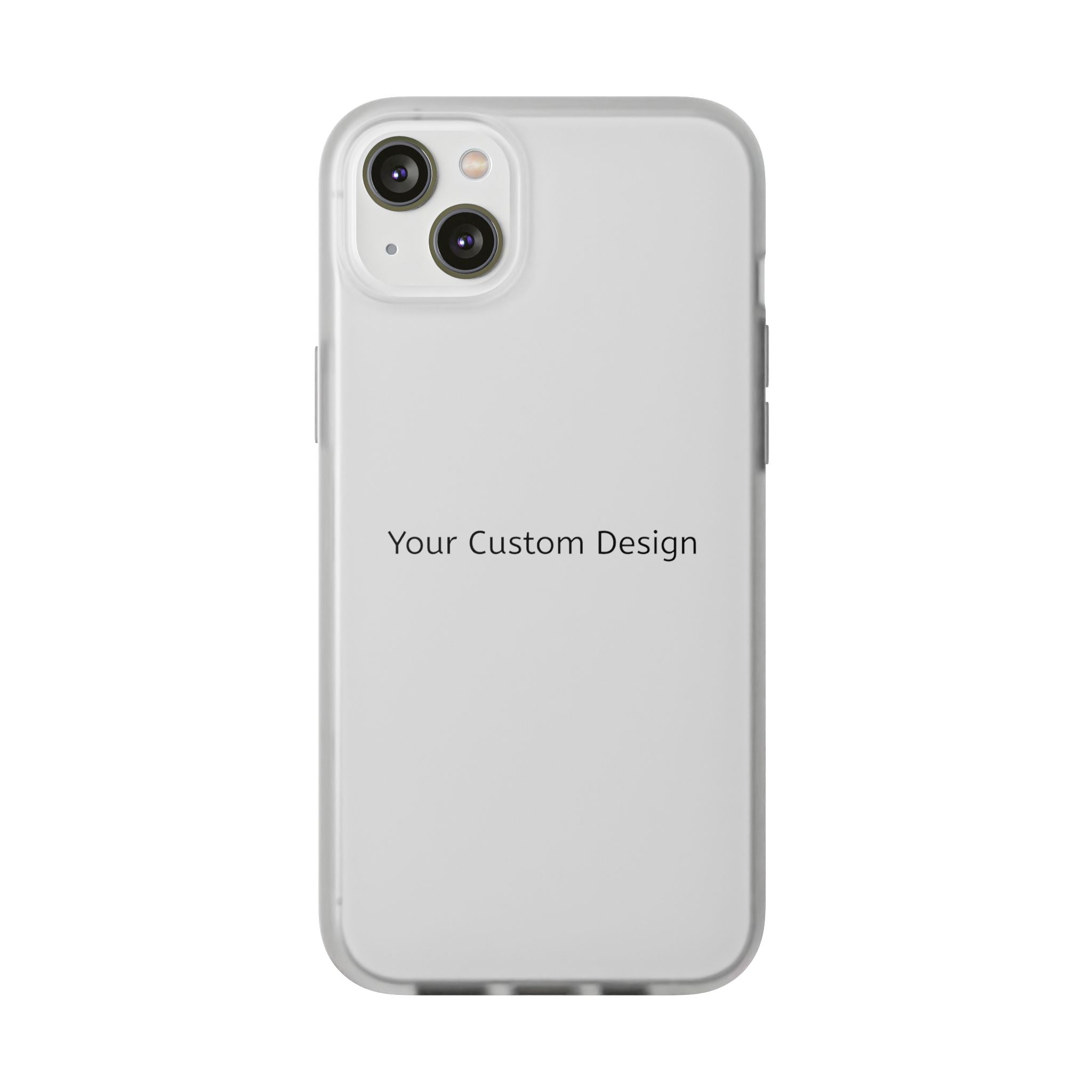 Custom Flexi Phone Case – Slim Clear Protective Phone Cover (Your Custom Design)