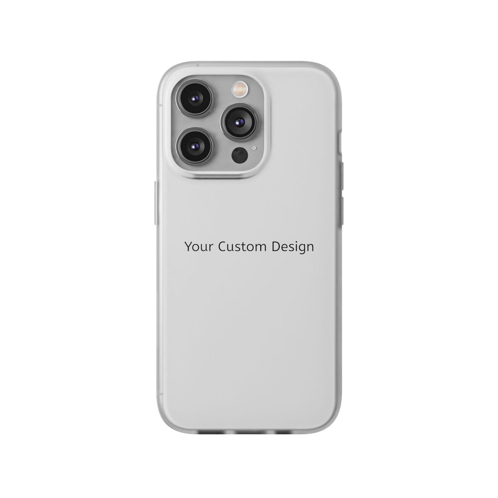 Custom Flexi Phone Case – Slim Clear Protective Phone Cover (Your Custom Design)